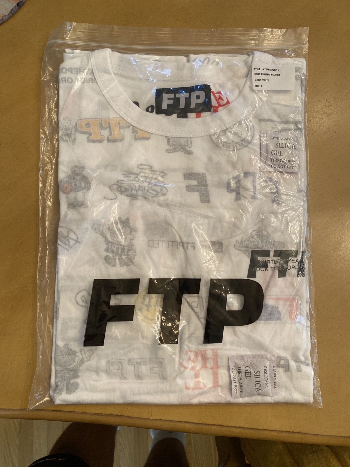 Fuck The Population 13 Year Anniversary T-shirt Size L