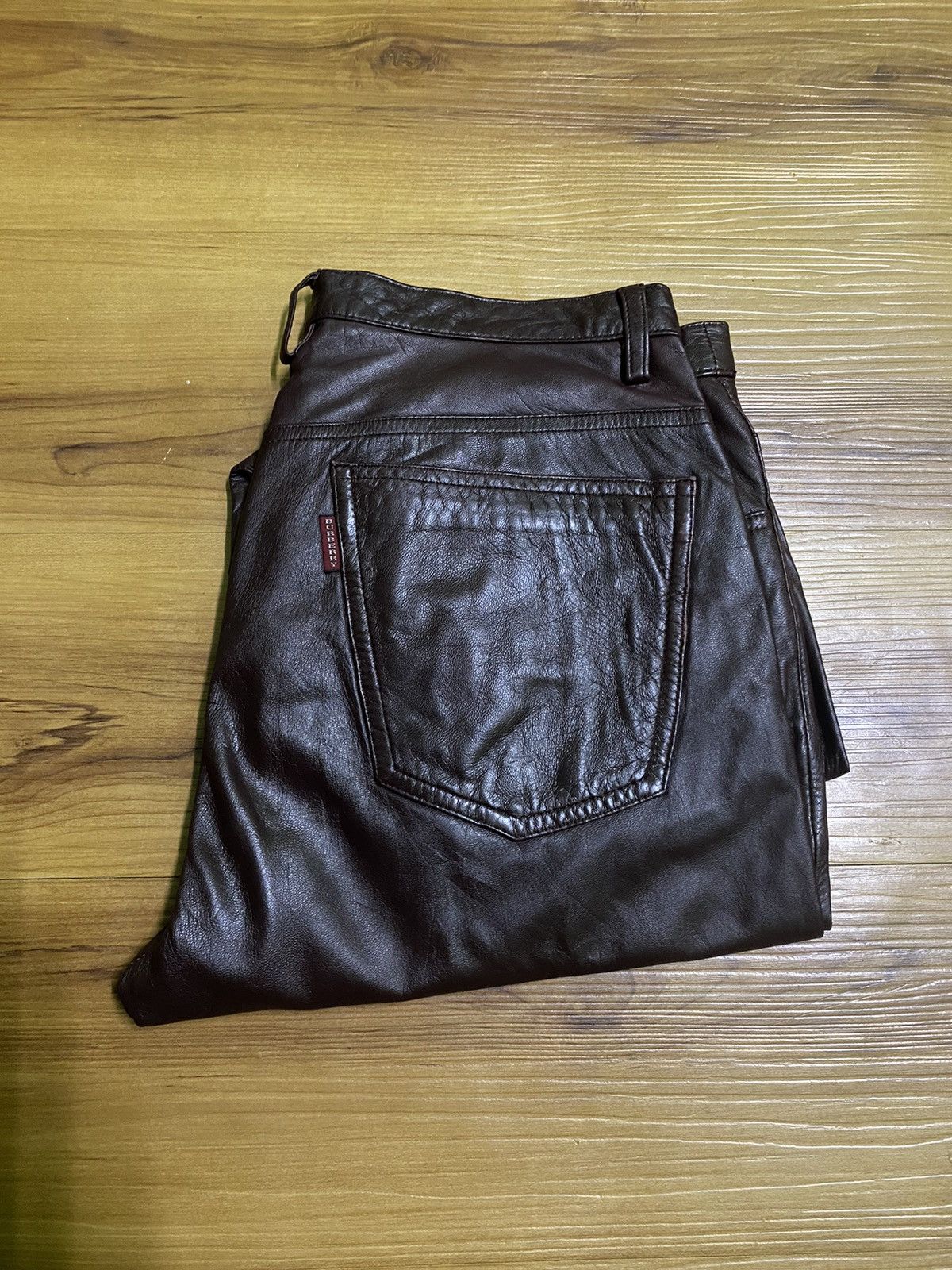 Burberry Burberry Leather Pants Size US 30 / EU 46 - 3 Thumbnail