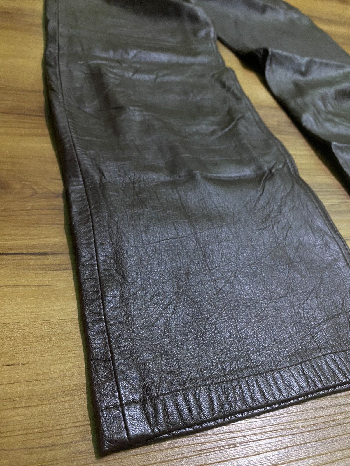 Burberry Burberry Leather Pants Size US 30 / EU 46 - 8 Thumbnail