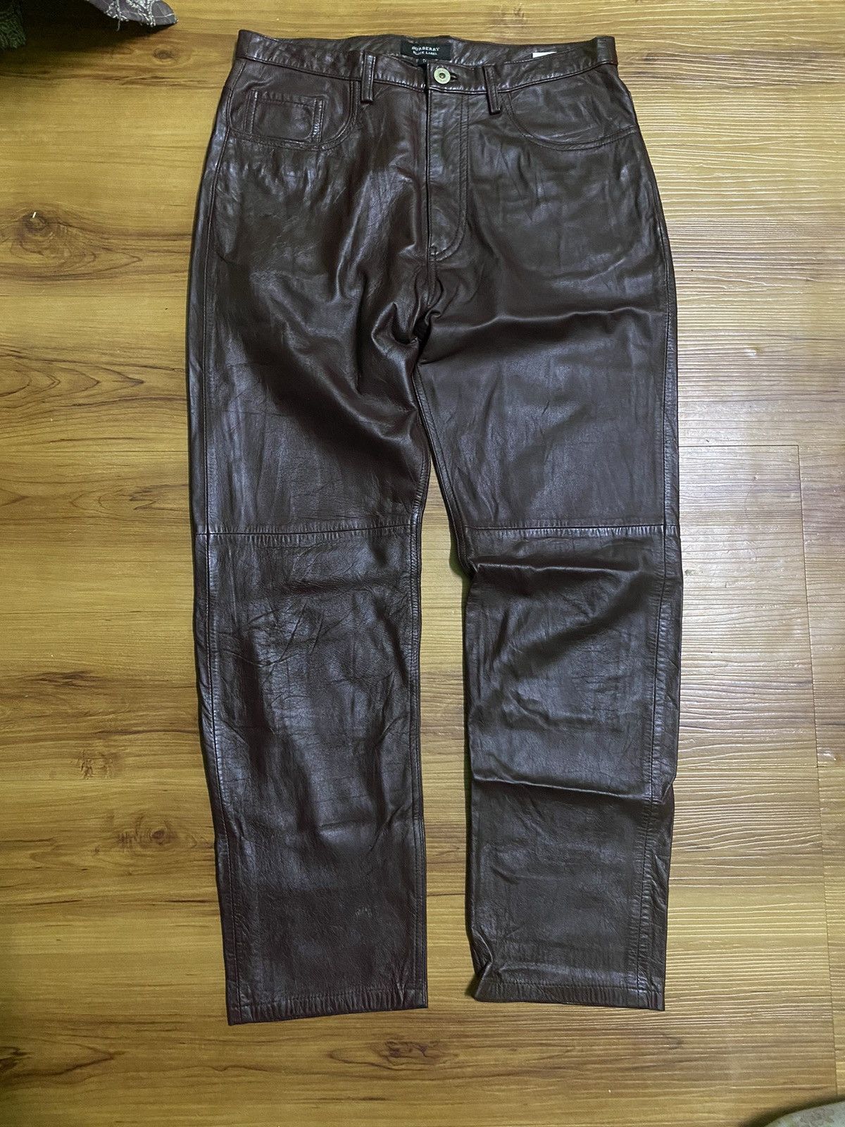 Burberry Burberry Leather Pants Size US 30 / EU 46 - 1 Thumbnail