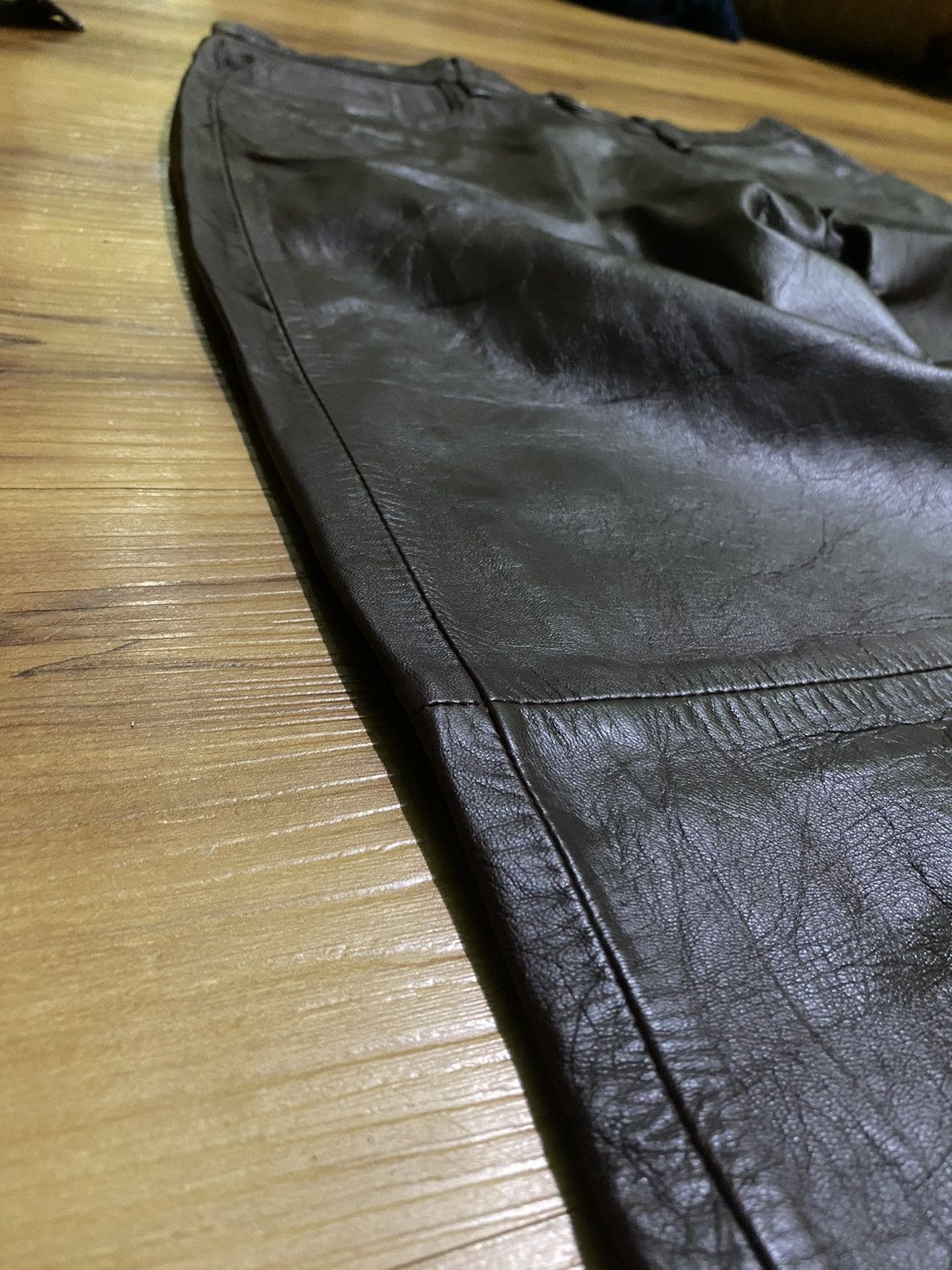 Burberry Burberry Leather Pants Size US 30 / EU 46 - 9 Thumbnail
