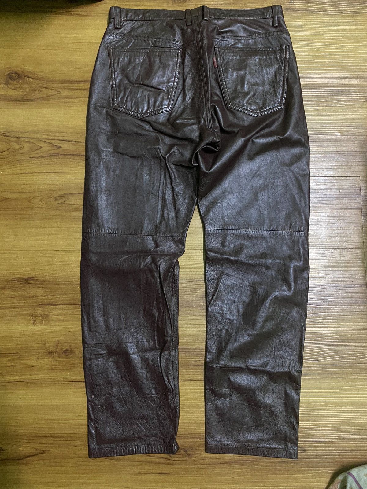 Burberry Burberry Leather Pants Size US 30 / EU 46 - 2 Thumbnail