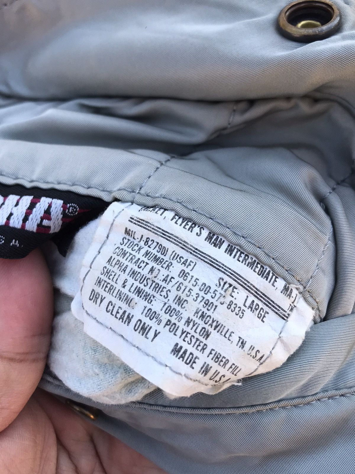 Alpha Industries Vintage Alpha Industries Riversible Bomber Jacket Size US L / EU 52-54 / 3 - 7 Thumbnail