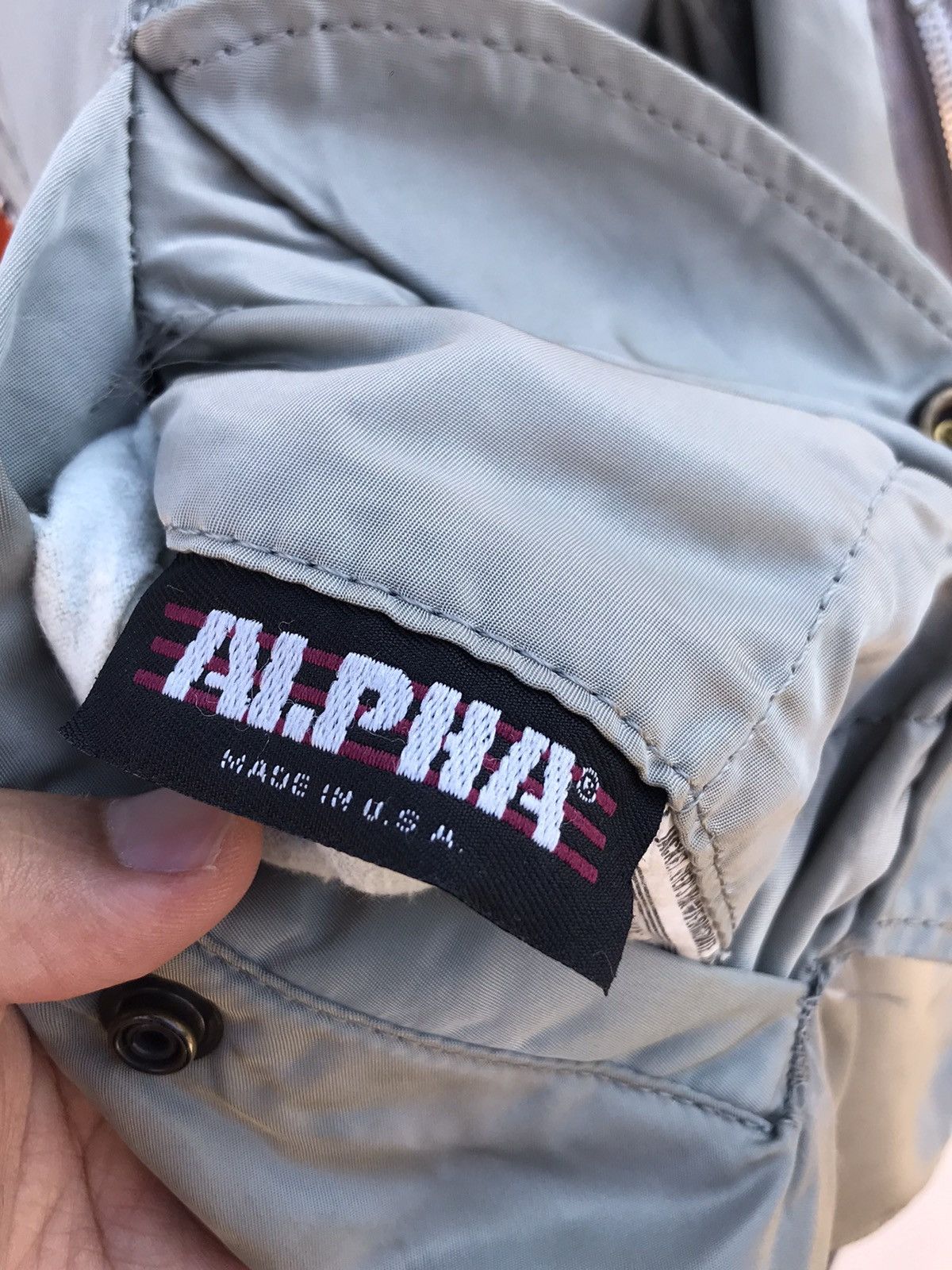 Alpha Industries Vintage Alpha Industries Riversible Bomber Jacket Size US L / EU 52-54 / 3 - 6 Thumbnail