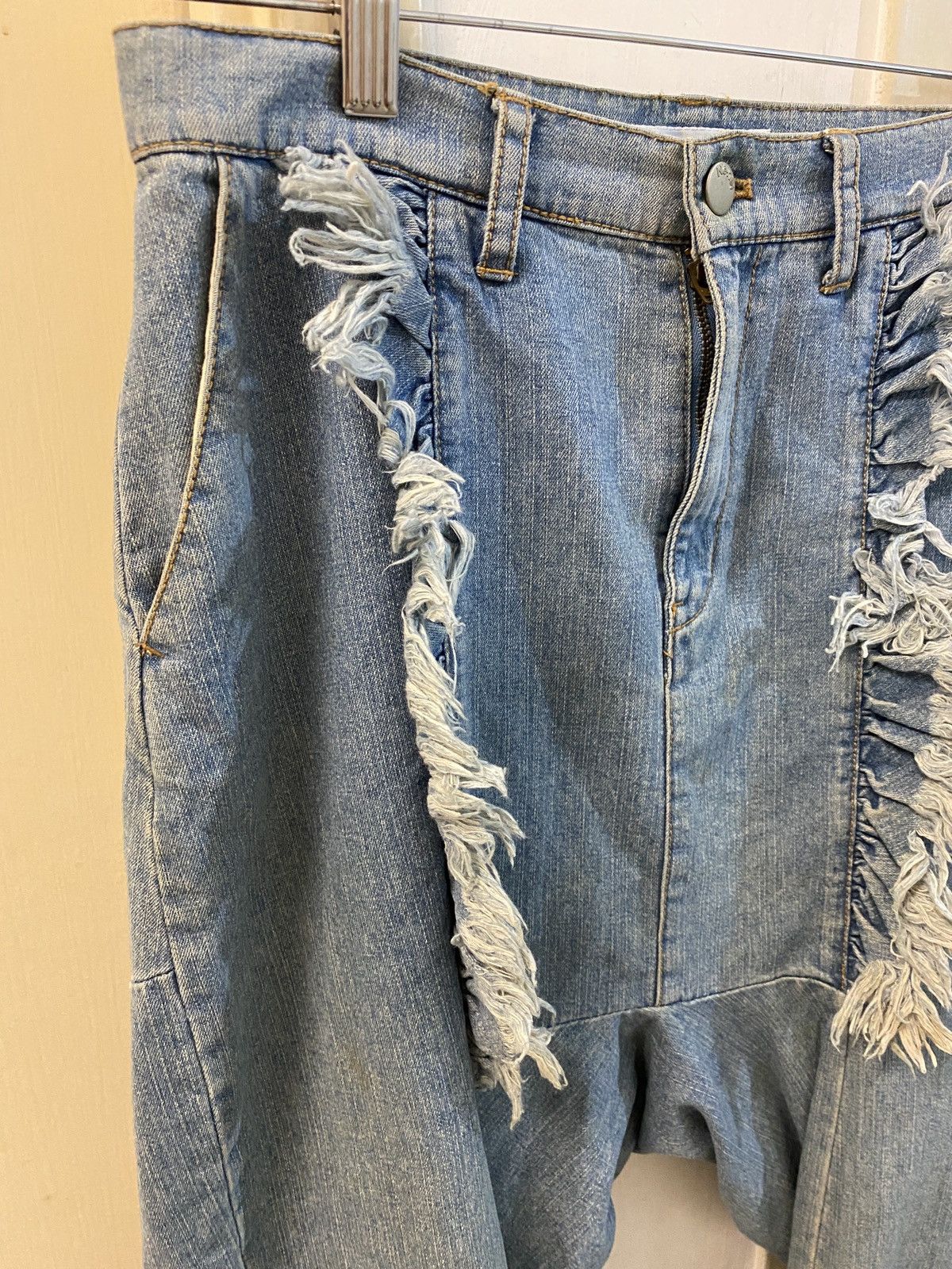 Issey Miyake 🔥🔥💰💰Issey miyake Ne-Net dropcrotch denim Size US 29 - 3 Thumbnail