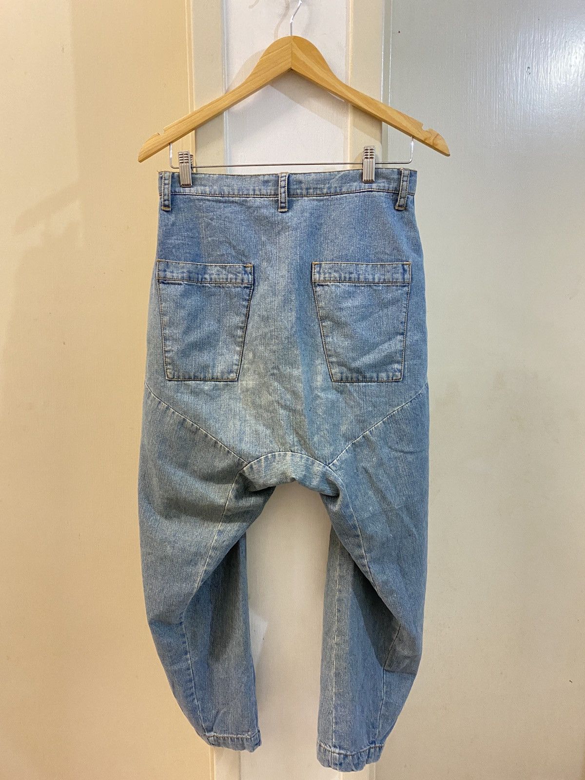 Issey Miyake 🔥🔥💰💰Issey miyake Ne-Net dropcrotch denim Size US 29 - 2 Thumbnail