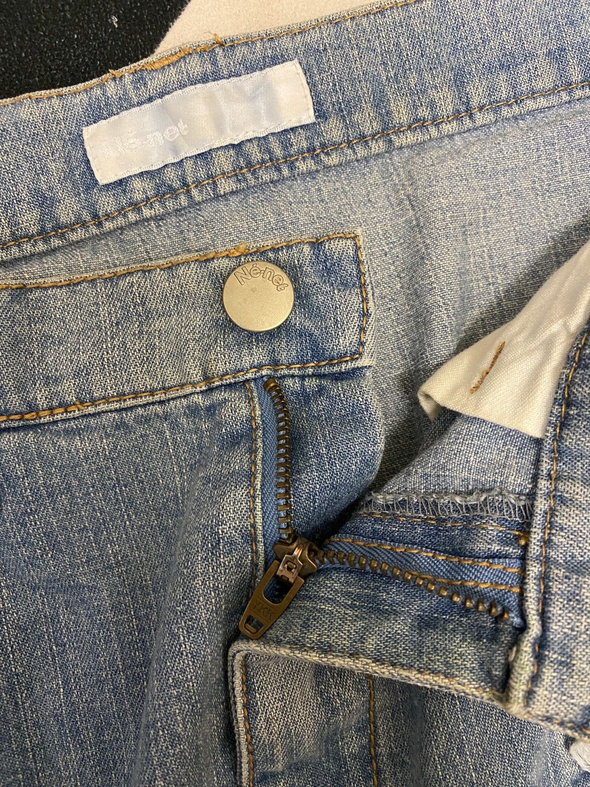 Issey Miyake 🔥🔥💰💰Issey miyake Ne-Net dropcrotch denim Size US 29 - 11 Thumbnail