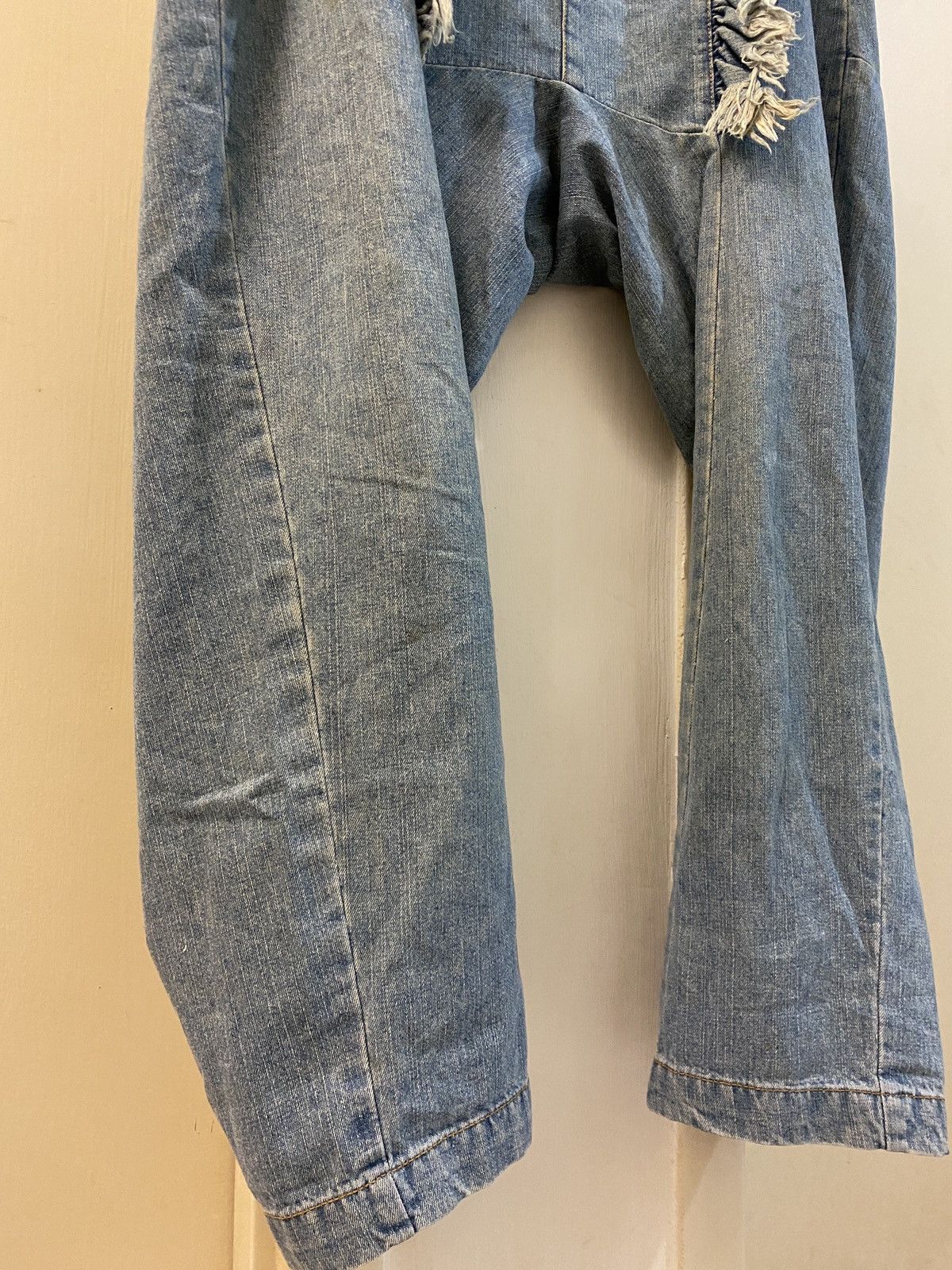 Issey Miyake 🔥🔥💰💰Issey miyake Ne-Net dropcrotch denim Size US 29 - 4 Thumbnail