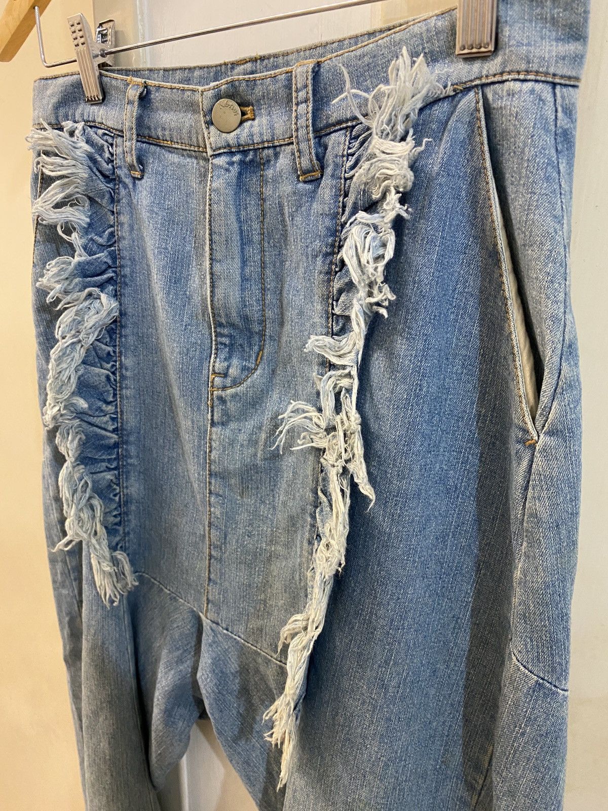 Issey Miyake 🔥🔥💰💰Issey miyake Ne-Net dropcrotch denim Size US 29 - 5 Thumbnail