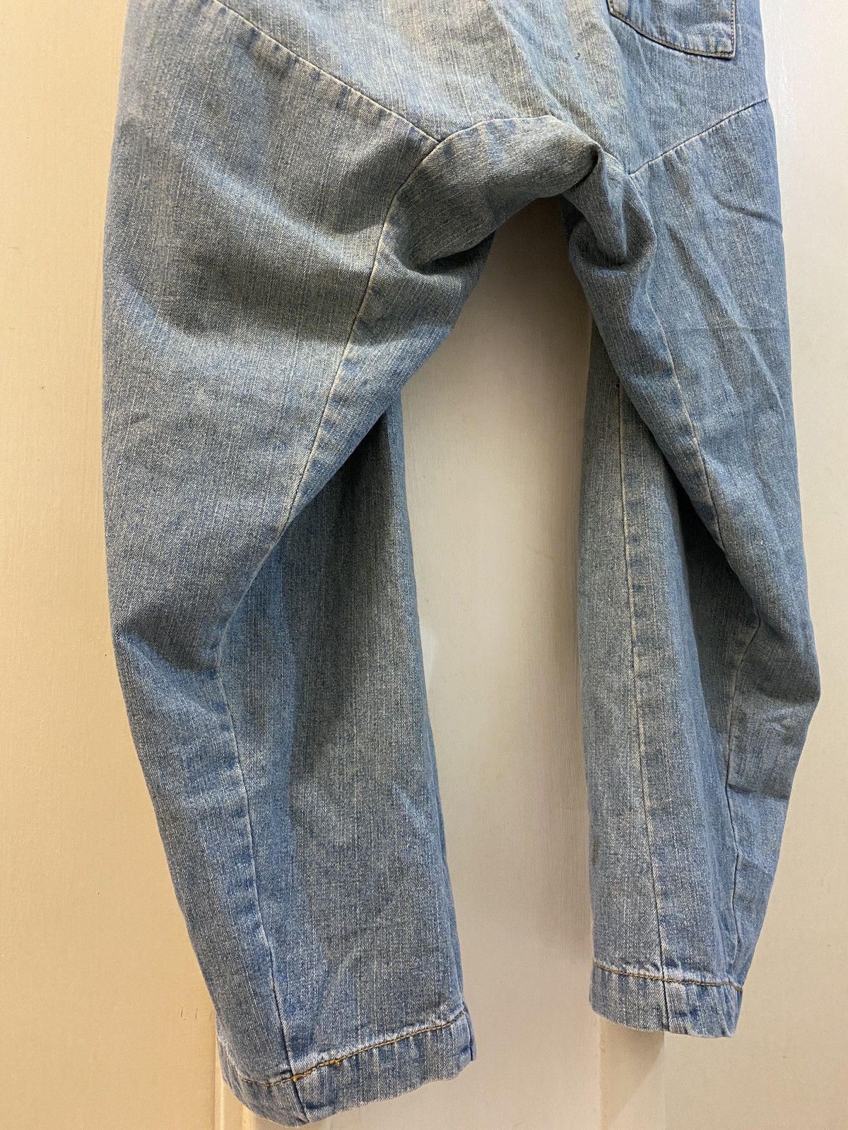 Issey Miyake 🔥🔥💰💰Issey miyake Ne-Net dropcrotch denim Size US 29 - 8 Thumbnail