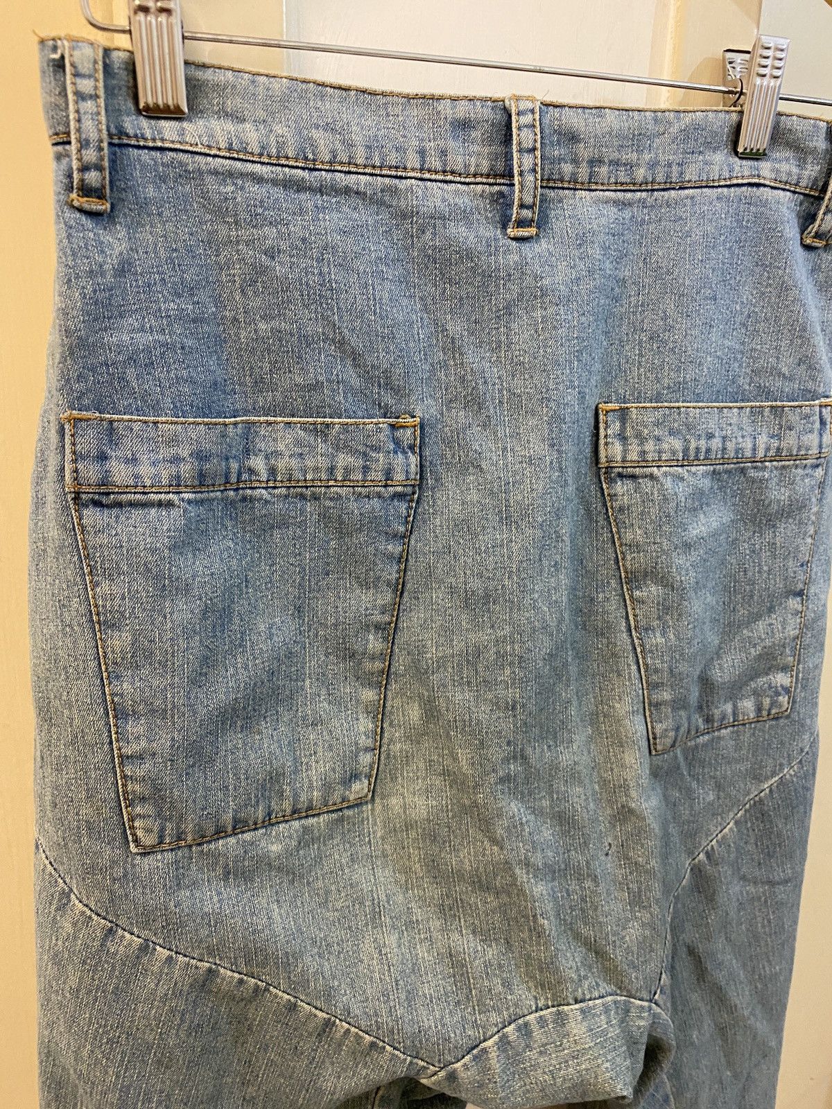 Issey Miyake 🔥🔥💰💰Issey miyake Ne-Net dropcrotch denim Size US 29 - 7 Thumbnail