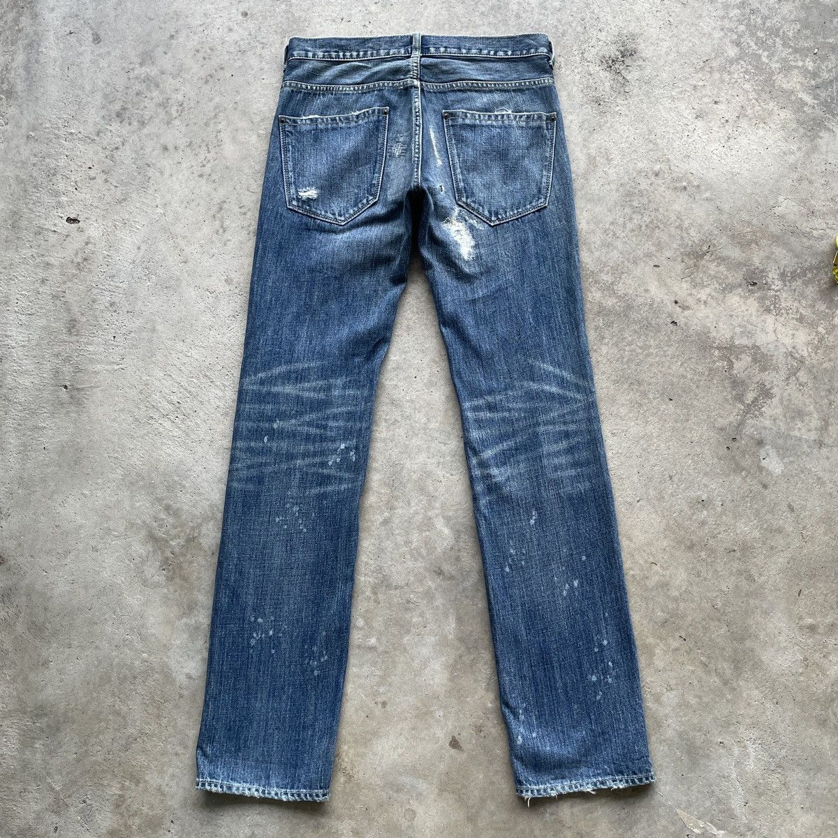 Japanese Brand Vintage Japanese Rare Faded Denim Jeans Pants W30x32.5 Size US 30 / EU 46 - 12 Thumbnail