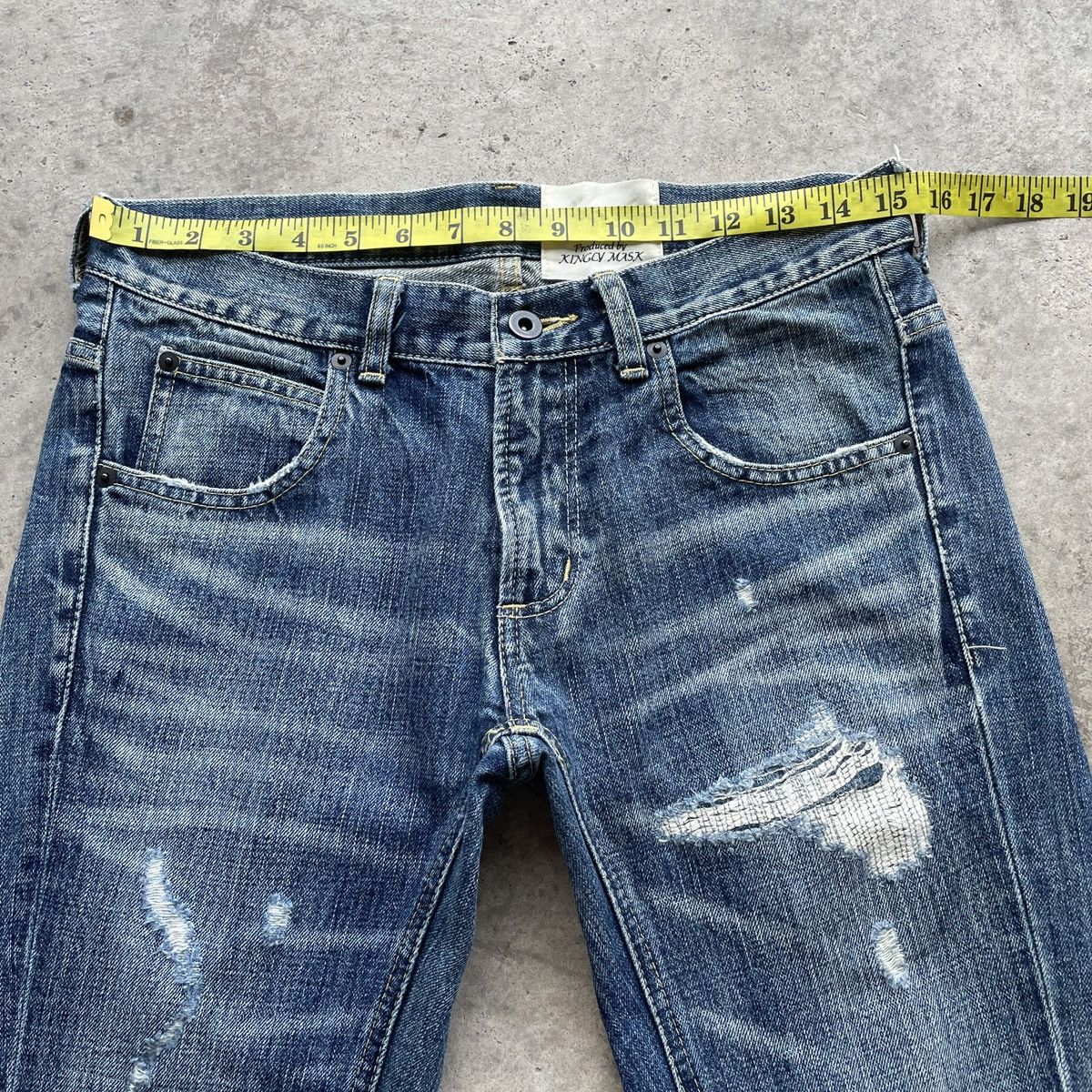 Japanese Brand Vintage Japanese Rare Faded Denim Jeans Pants W30x32.5 Size US 30 / EU 46 - 5 Thumbnail