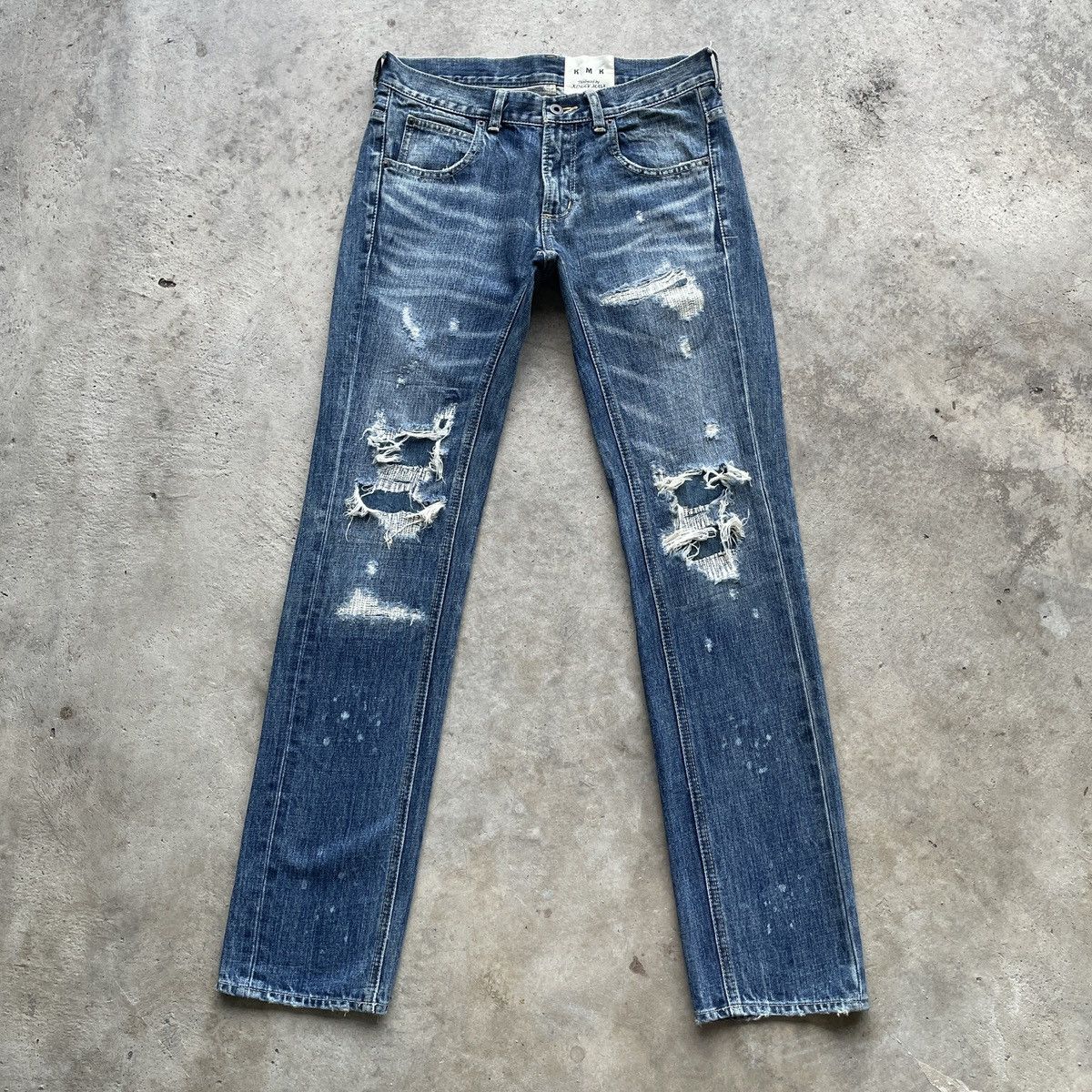 Japanese Brand Vintage Japanese Rare Faded Denim Jeans Pants W30x32.5 Size US 30 / EU 46 - 1 Thumbnail