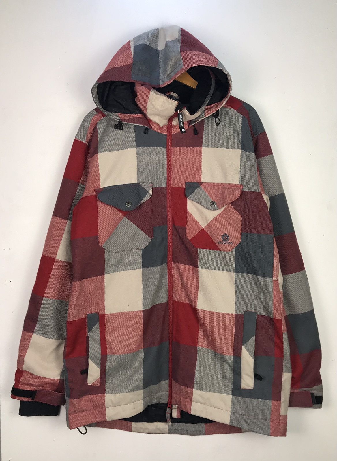 Japanese Brand × Sessions Very Rare Colourful Session Stylish Design Ski Jacket Size US XL / EU 56 / 4 - 1 Thumbnail