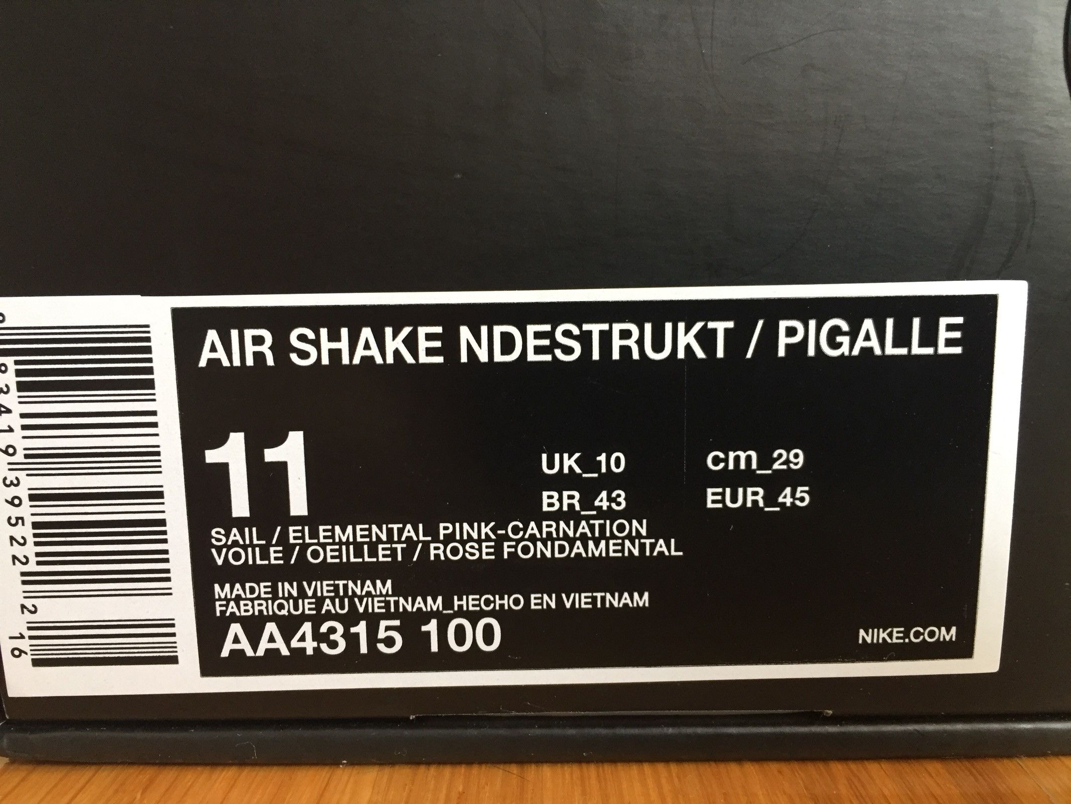Nike × Pigalle Pigalle Paris X Nike Air Shake Ndestrukt Basketball Pink Size US 11 / EU 44 - 5 Thumbnail
