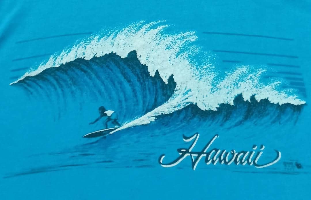 Vintage Vintage Hawaii Surf Hanes T-Shirt Size US M / EU 48-50 / 2 - 1 Thumbnail