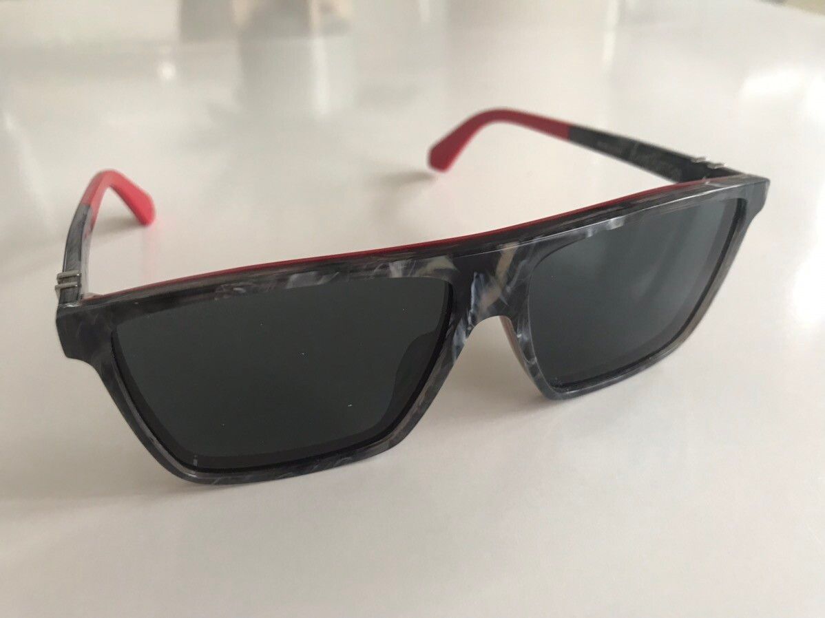 Louis Vuitton Men's Portland Anthracite Red E Sunglasses Z1274E