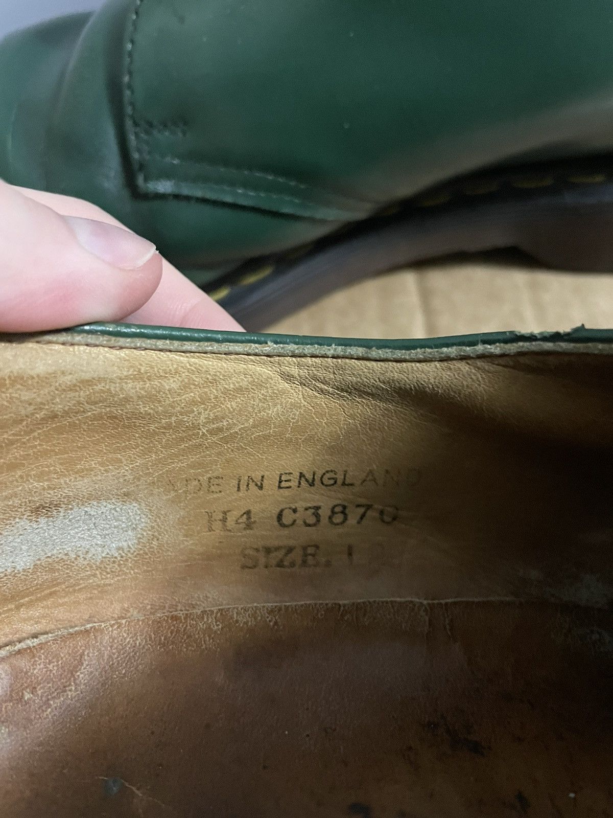 Dr. Martens Dark Green Dr.Martens original lows Size US 12 / EU 45 - 5 Thumbnail