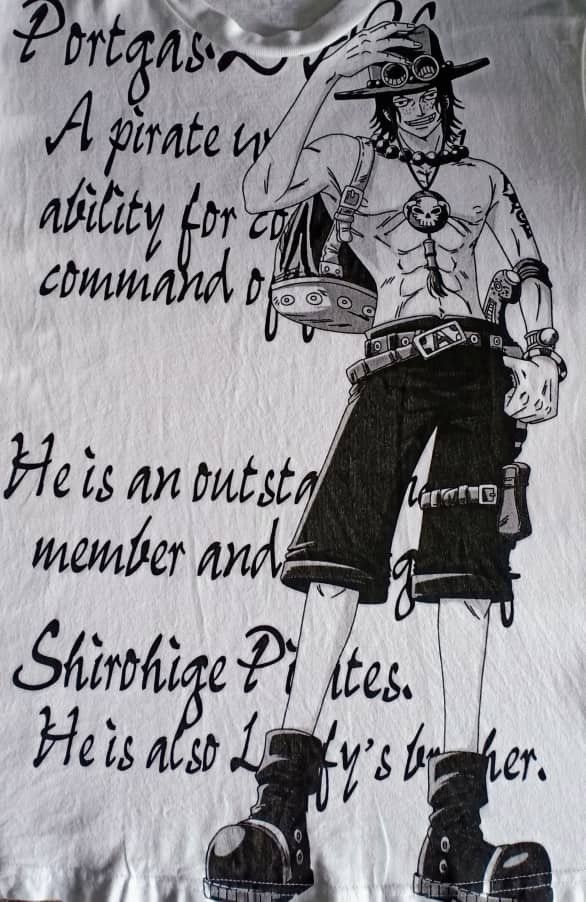 Anime × One Piece Ace One piece Tee Size US M / EU 48-50 / 2 - 2 Thumbnail