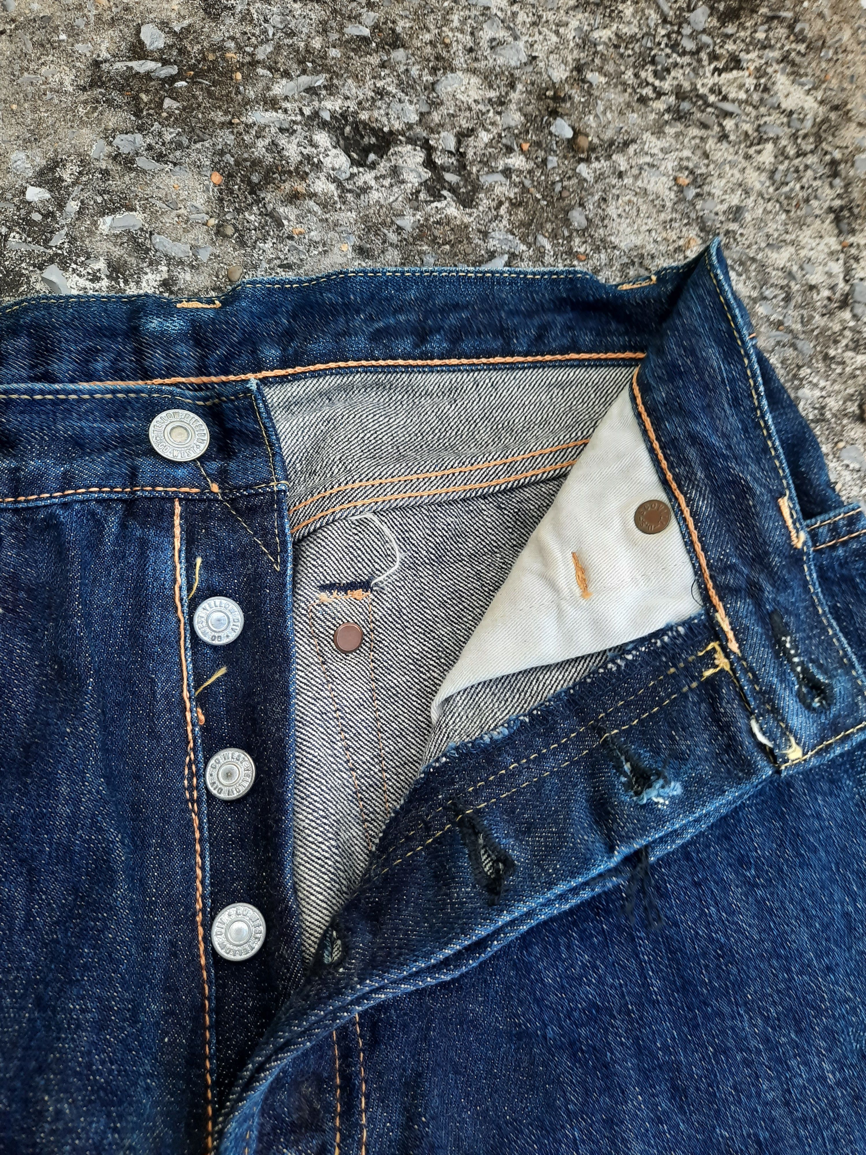 Japanese Brand × Vintage Vintage Go West Selvedge Jeans Size US 28 / EU 44 - 5 Thumbnail