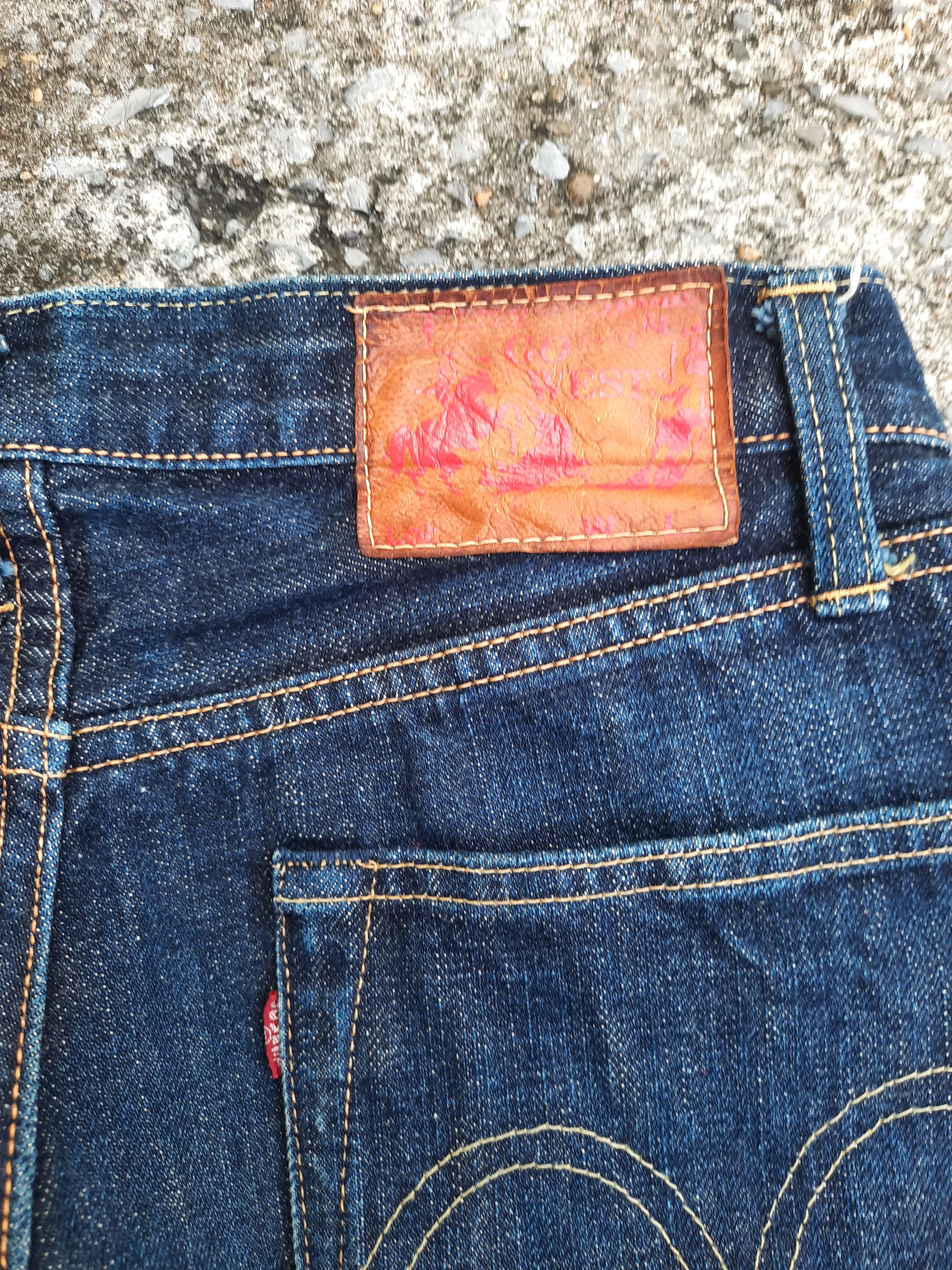 Japanese Brand × Vintage Vintage Go West Selvedge Jeans Size US 28 / EU 44 - 7 Thumbnail