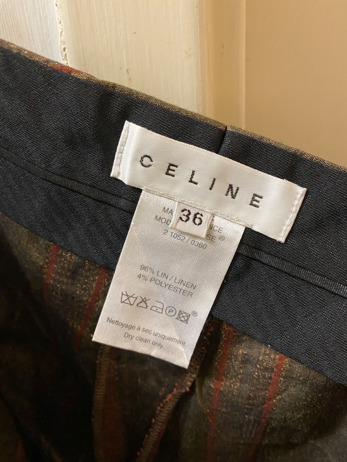 Celine 🔥🔥💰💰Celine Modele Depose casual cropped pants Size 28" / US 6 / IT 42 - 14 Thumbnail