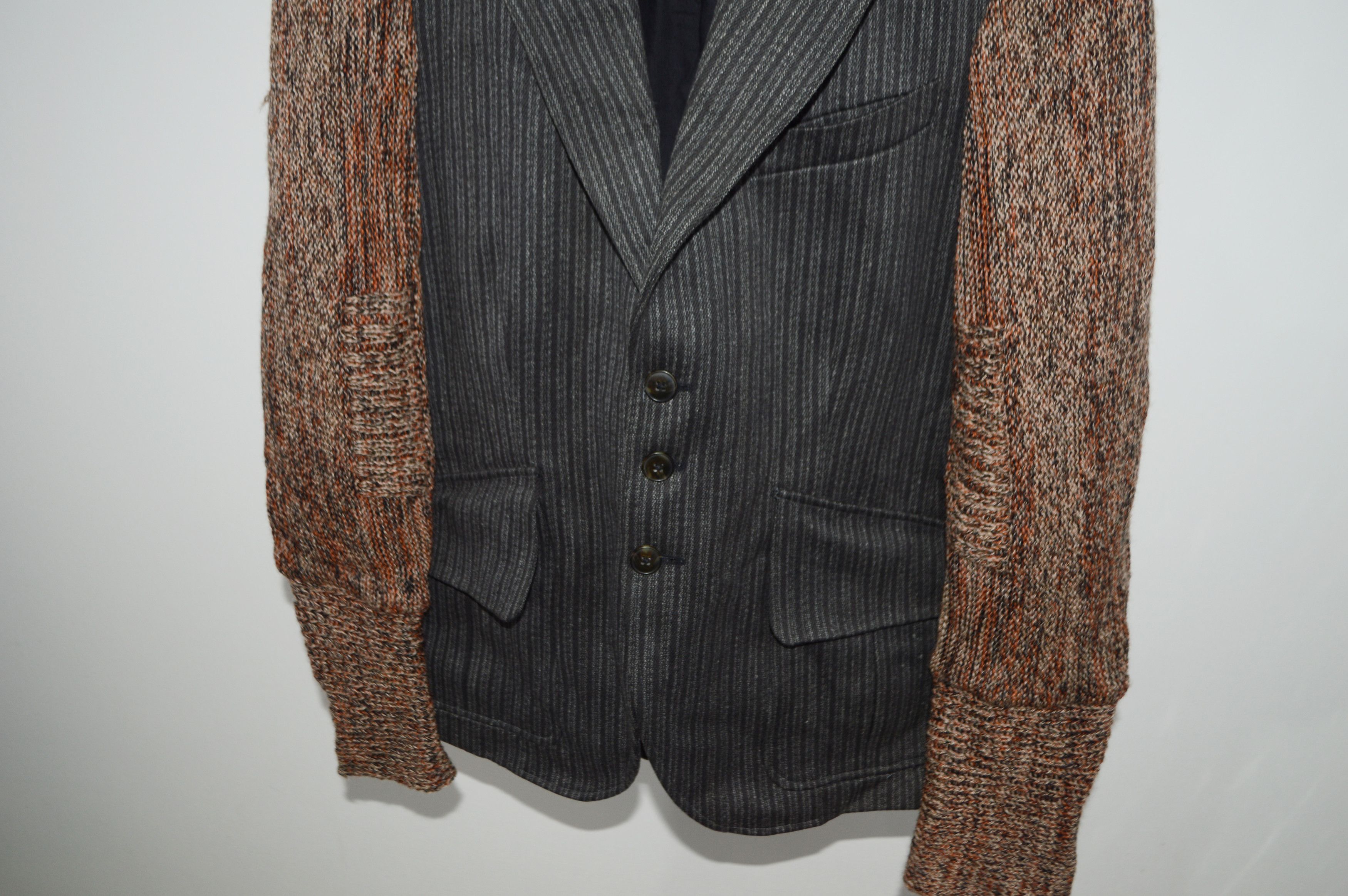 Other Rickard Lindqvist Knitted Sleeve Blazer Jacket Size 38R Size 38R - 3 Thumbnail