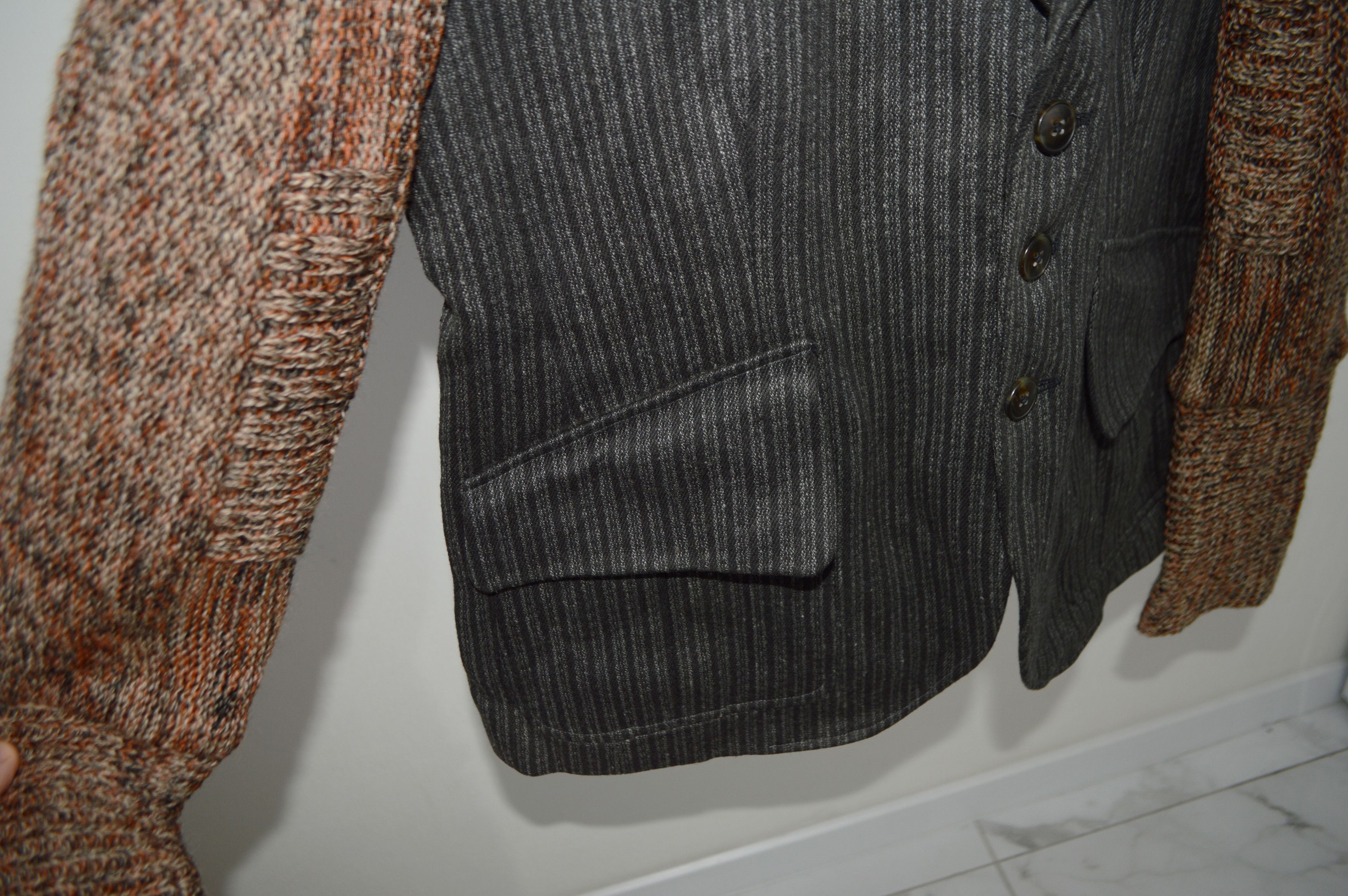 Other Rickard Lindqvist Knitted Sleeve Blazer Jacket Size 38R Size 38R - 5 Thumbnail