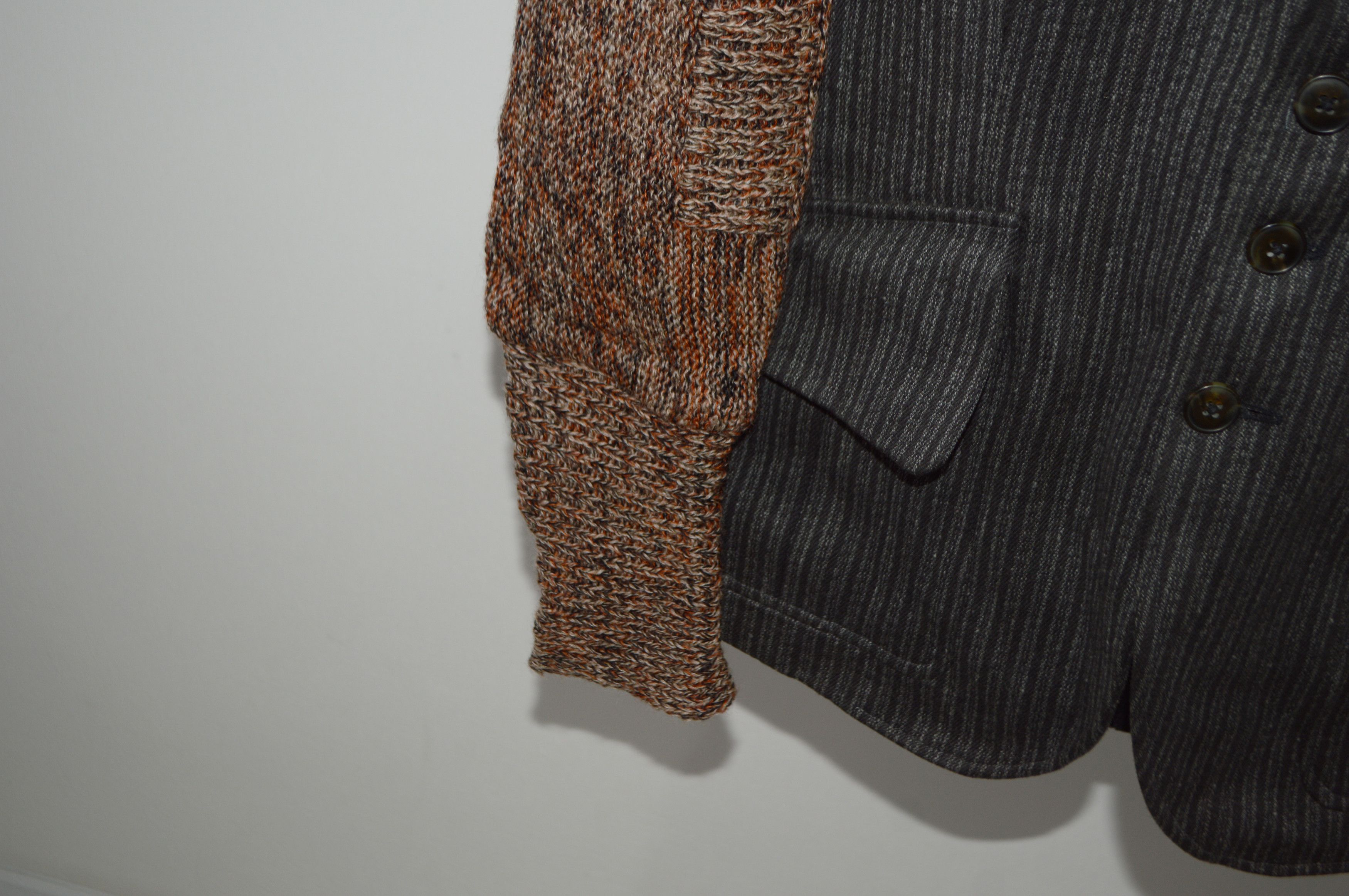 Other Rickard Lindqvist Knitted Sleeve Blazer Jacket Size 38R Size 38R - 4 Thumbnail