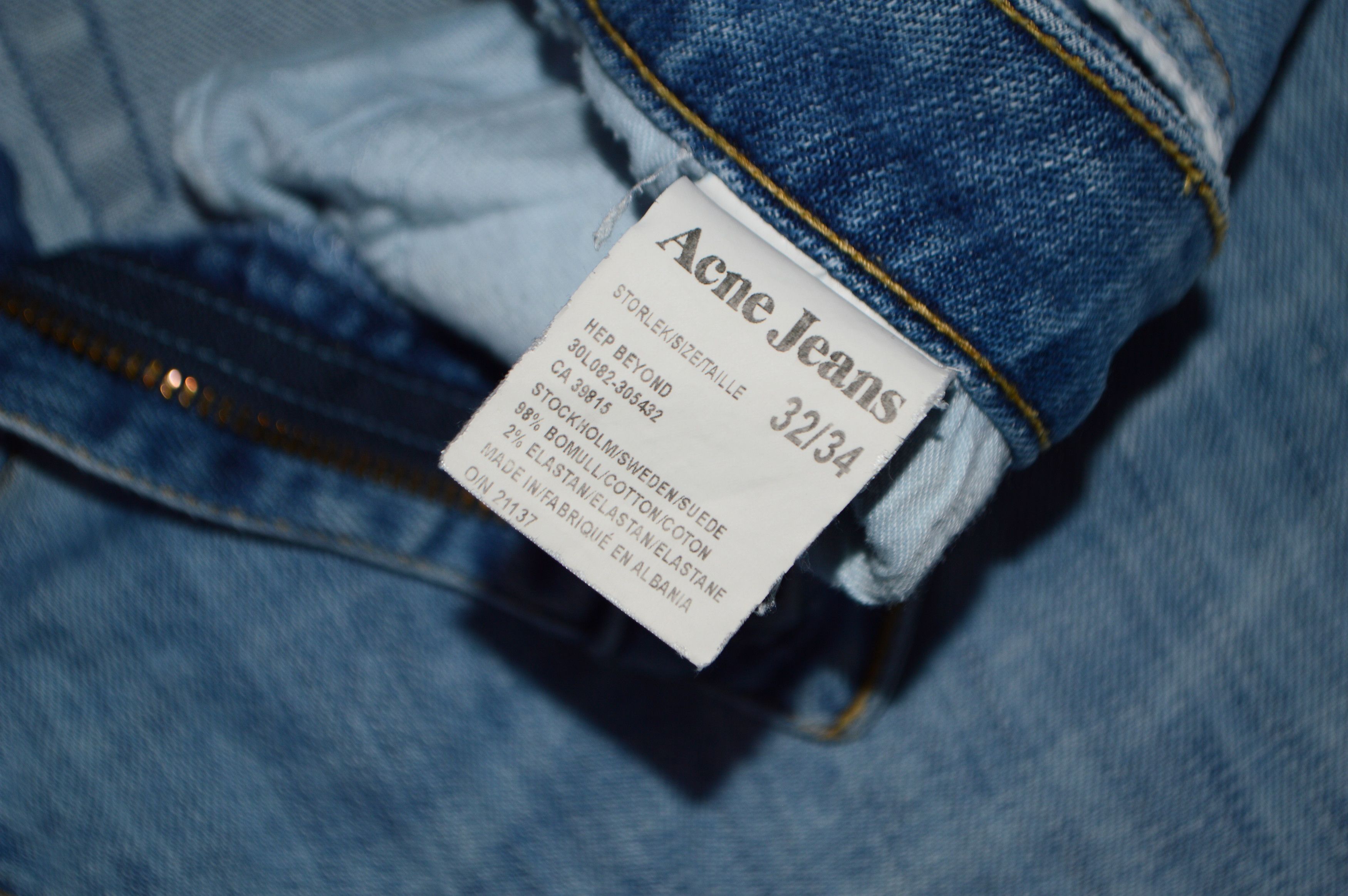 Acne Studios Acne Jeans Hep Beyond Slim Fit Jeans Size US 32 / EU 48 - 7 Thumbnail