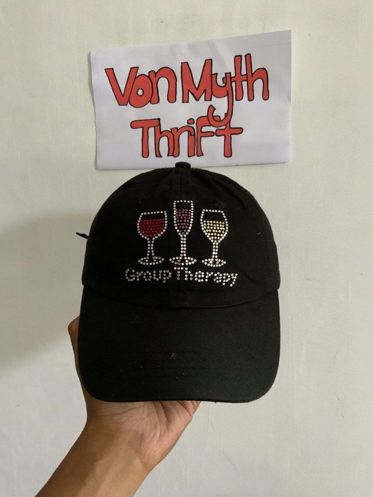 Japanese Brand Group Therapy Avant Garde Hat by Chris’s Stuff Size ONE SIZE - 5 Thumbnail