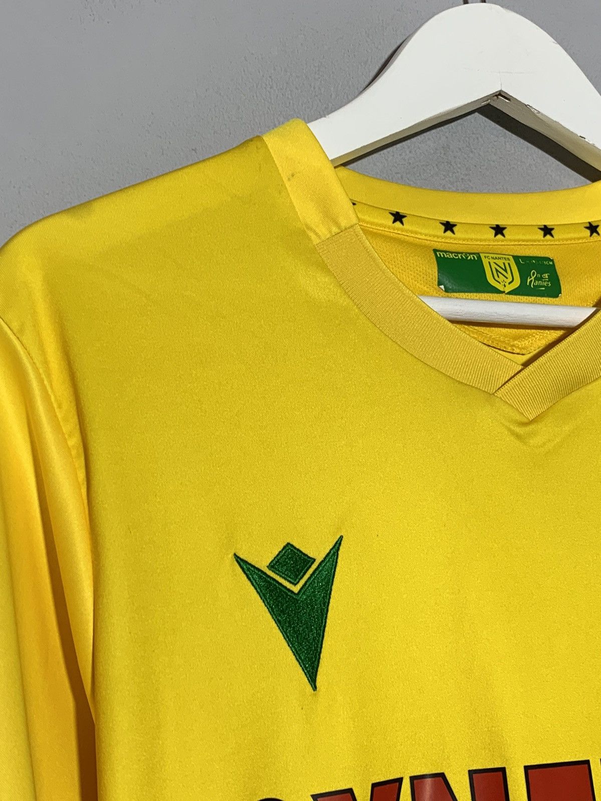 Macron Nantes 2020/21 Macron Y2k Streetwear Home Football Shirt Size US L / EU 52-54 / 3 - 5 Thumbnail