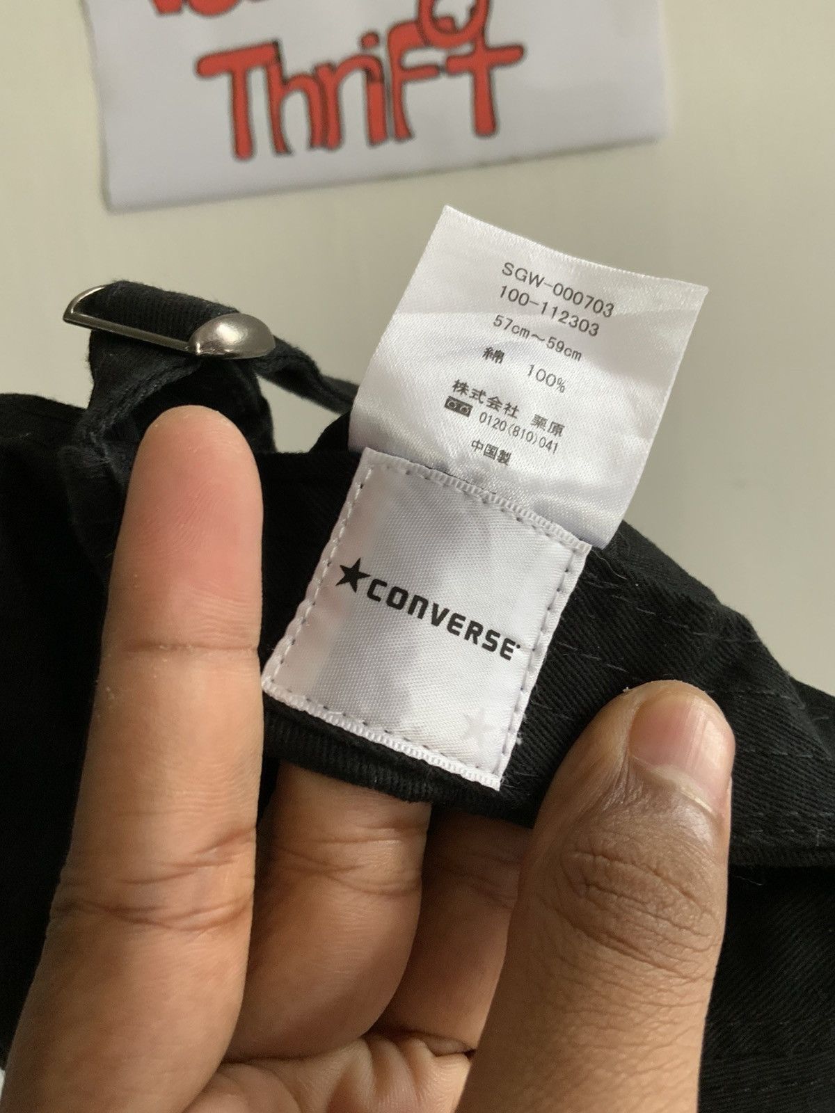 Converse Converse Black Hat Size ONE SIZE - 13 Thumbnail