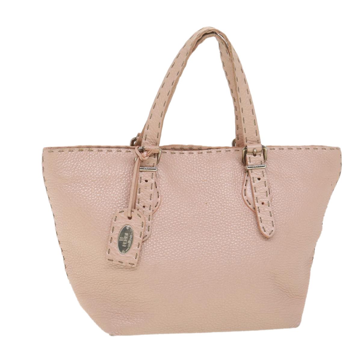Fendi FENDI Celeria Tote Bag Leather Pink Auth bs4616 | Grailed