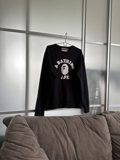 Bape College Crewneck | Grailed