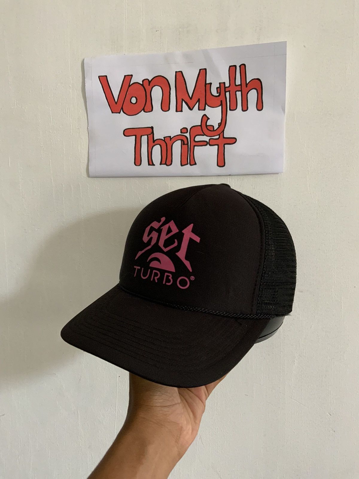 Otto Vintage ‘Set Turbo’ by Otto Trucker Hat Size ONE SIZE - 1 Thumbnail
