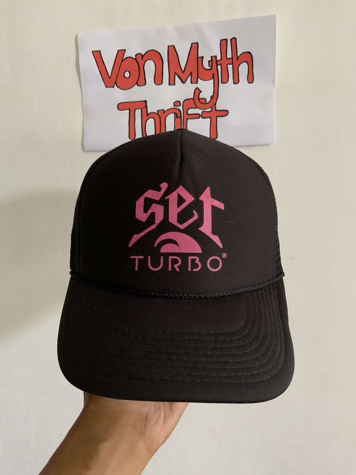 Otto Vintage ‘Set Turbo’ by Otto Trucker Hat Size ONE SIZE - 5 Thumbnail