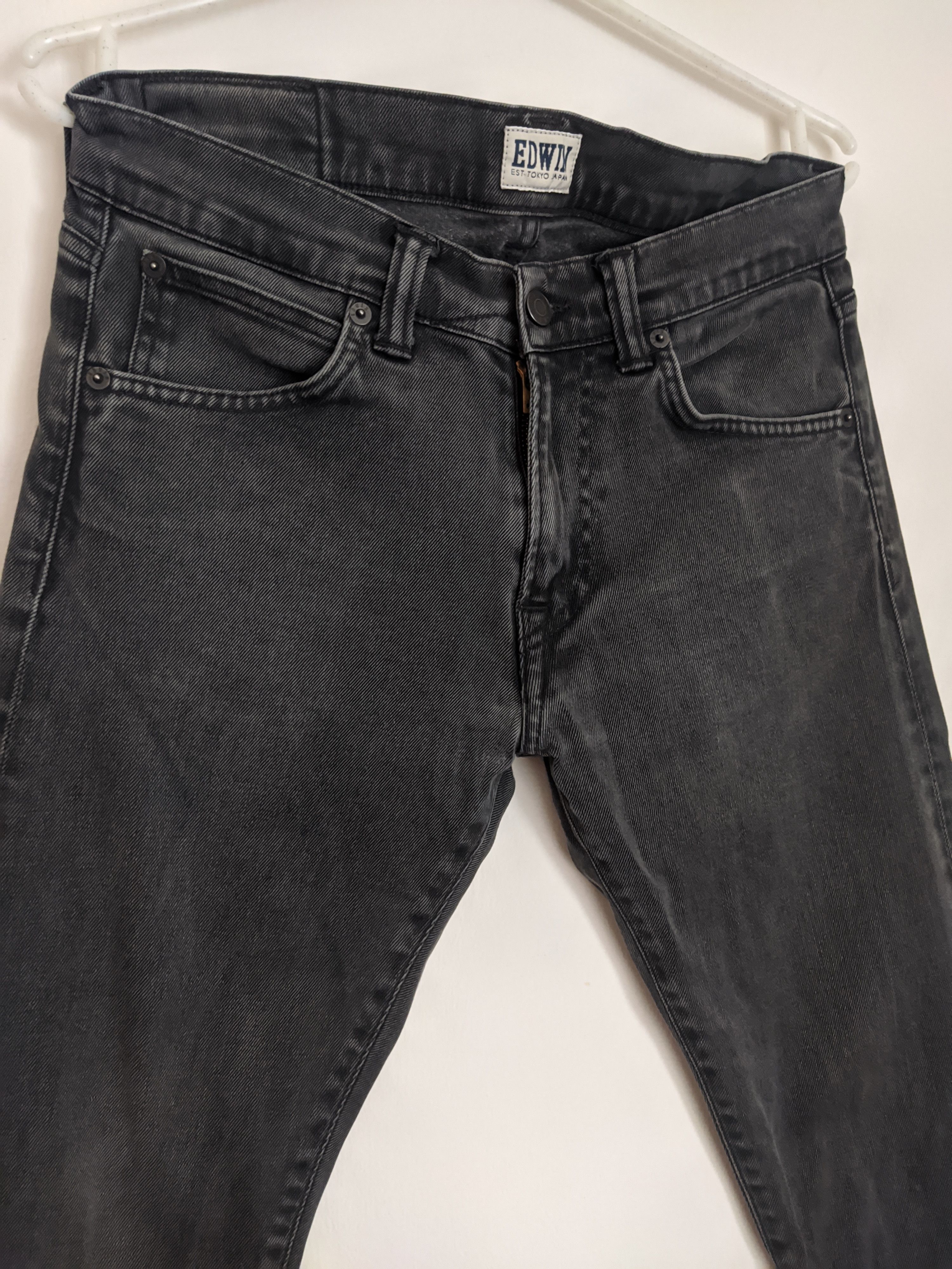 Edwin × Japanese Brand EDWIN ED-85 Slim Tapered Low Crotch Size US 30 / EU 46 - 3 Thumbnail