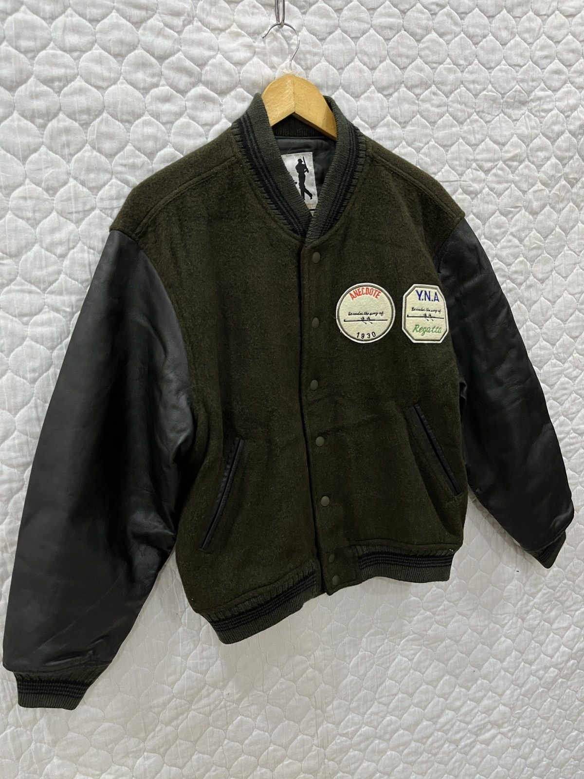Japanese Brand (Eeee). VINTAGE SWEAR OUT OF WARRANT VARSITY JACKET Size US M / EU 48-50 / 2 - 6 Thumbnail