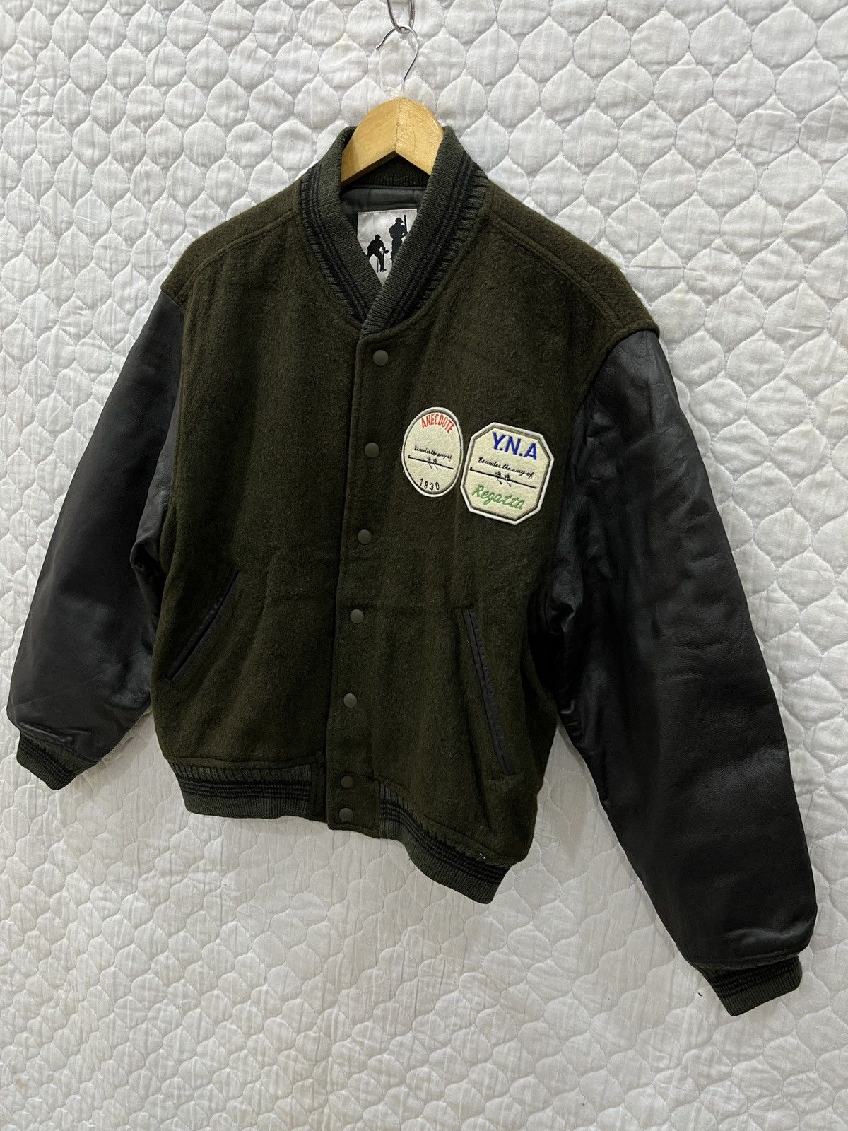 Japanese Brand (Eeee). VINTAGE SWEAR OUT OF WARRANT VARSITY JACKET Size US M / EU 48-50 / 2 - 5 Thumbnail