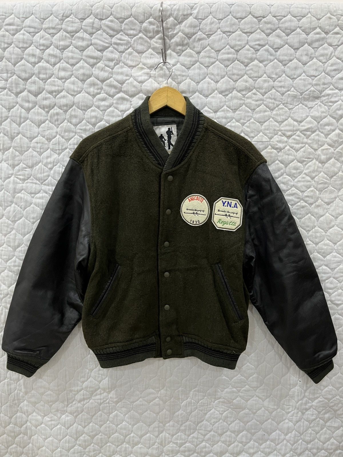 Japanese Brand (Eeee). VINTAGE SWEAR OUT OF WARRANT VARSITY JACKET Size US M / EU 48-50 / 2 - 4 Thumbnail