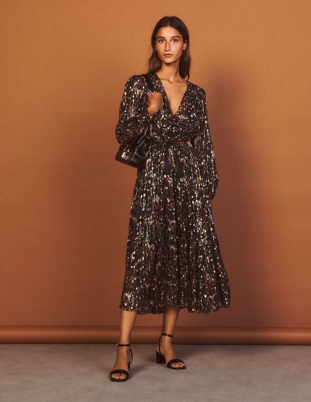 Sandro 🔥🔥💰💰Sandro Midi dress women Size S / US 4 / IT 40 - 1 Thumbnail