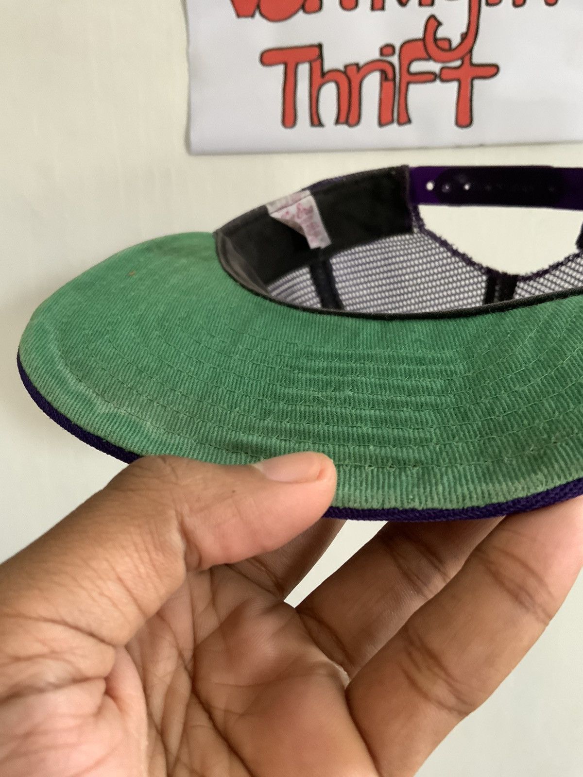 Vintage New Era Dupont Visor Pro Model Made Usa Trucker Hat Size ONE SIZE - 13 Thumbnail