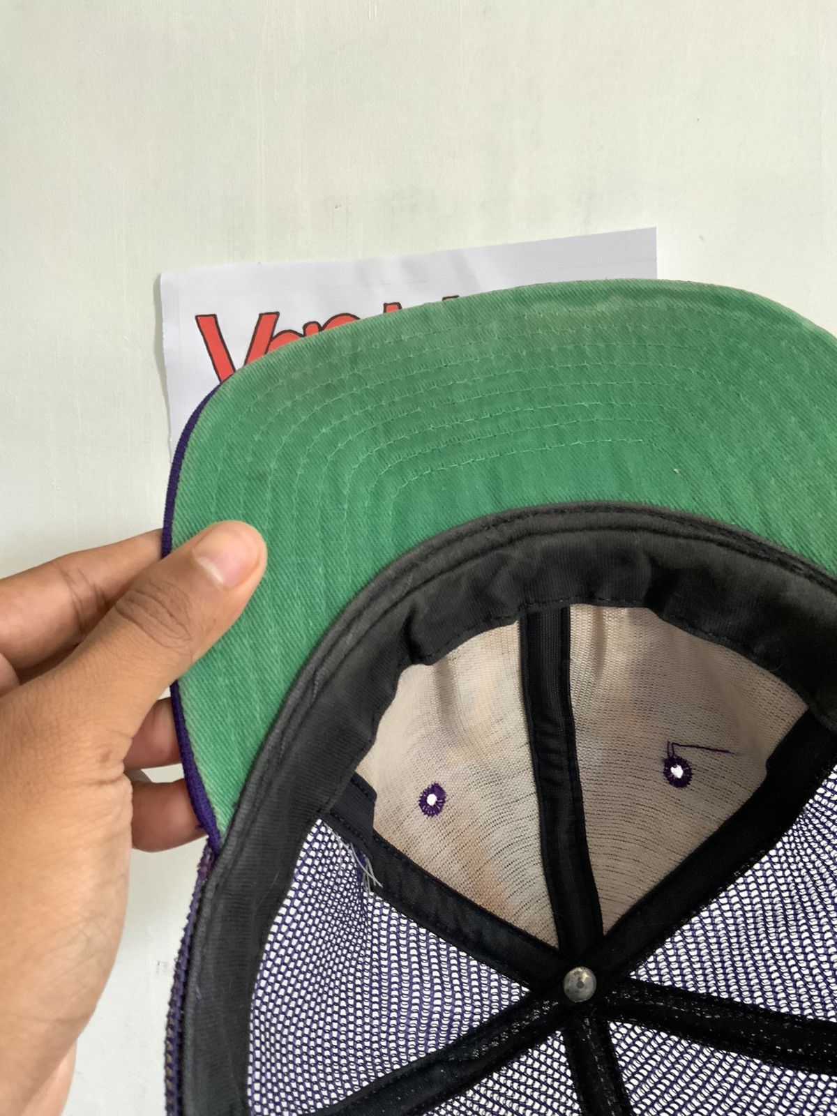 Vintage New Era Dupont Visor Pro Model Made Usa Trucker Hat Size ONE SIZE - 11 Thumbnail