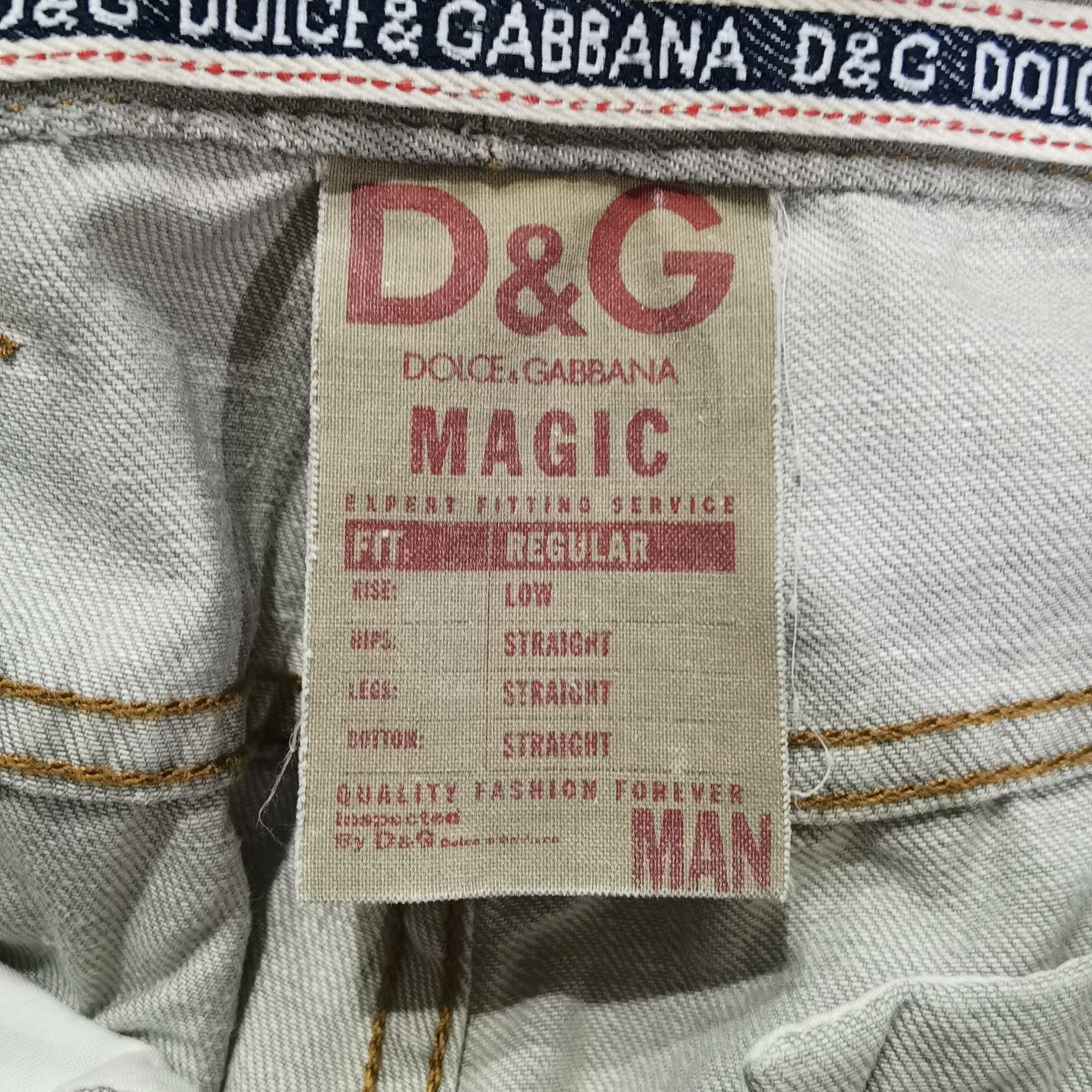 Dolce & Gabbana × Vintage Grailed🔥Dolce & Gabanna Magic Man Straight Cut Jeans Size US 33 - 11 Thumbnail
