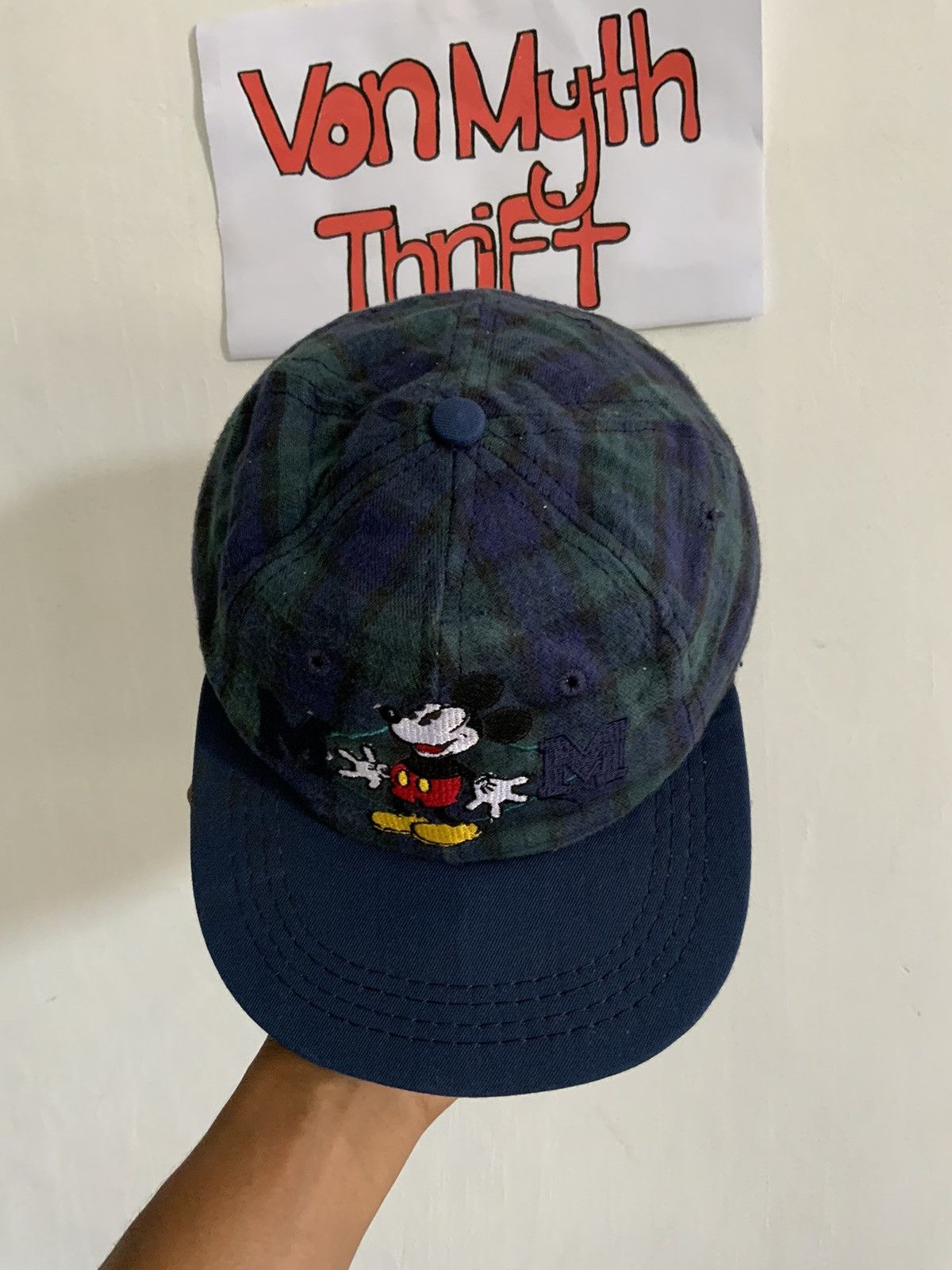 Disney Vintage Disney Mickey Mouse Kids Snapback Hat Size ONE SIZE - 6 Thumbnail