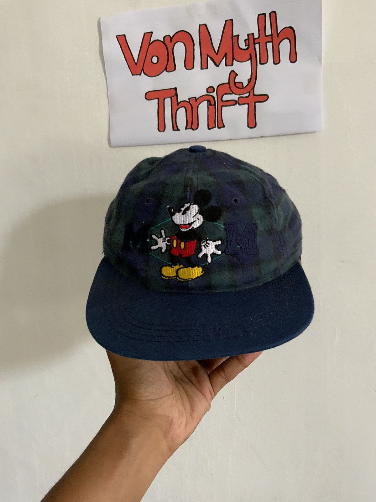 Disney Vintage Disney Mickey Mouse Kids Snapback Hat Size ONE SIZE - 5 Thumbnail