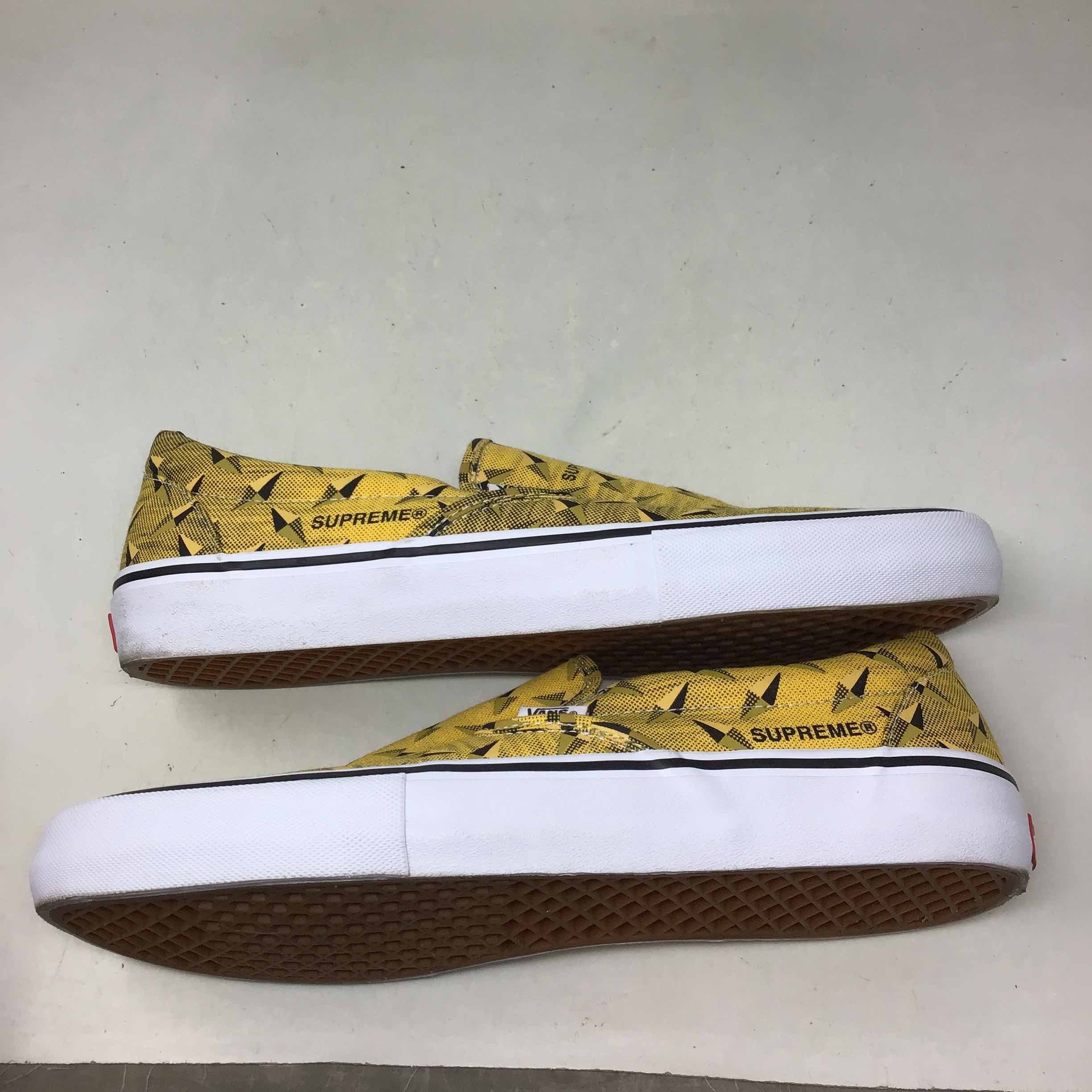 Vans Slip-On Supreme Diamond Plate Yellow