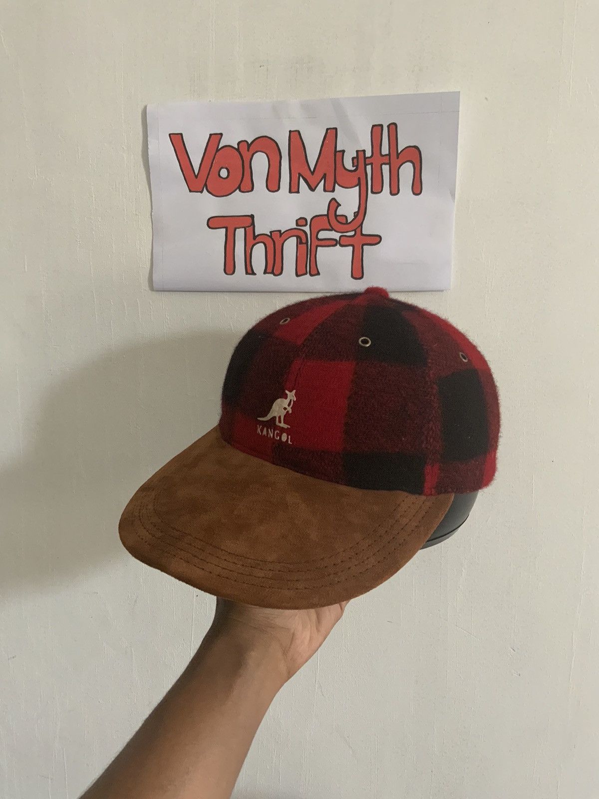 Kangol Vintage Kangol Made in Usa Leather Brim Hat Size ONE SIZE - 1 Thumbnail